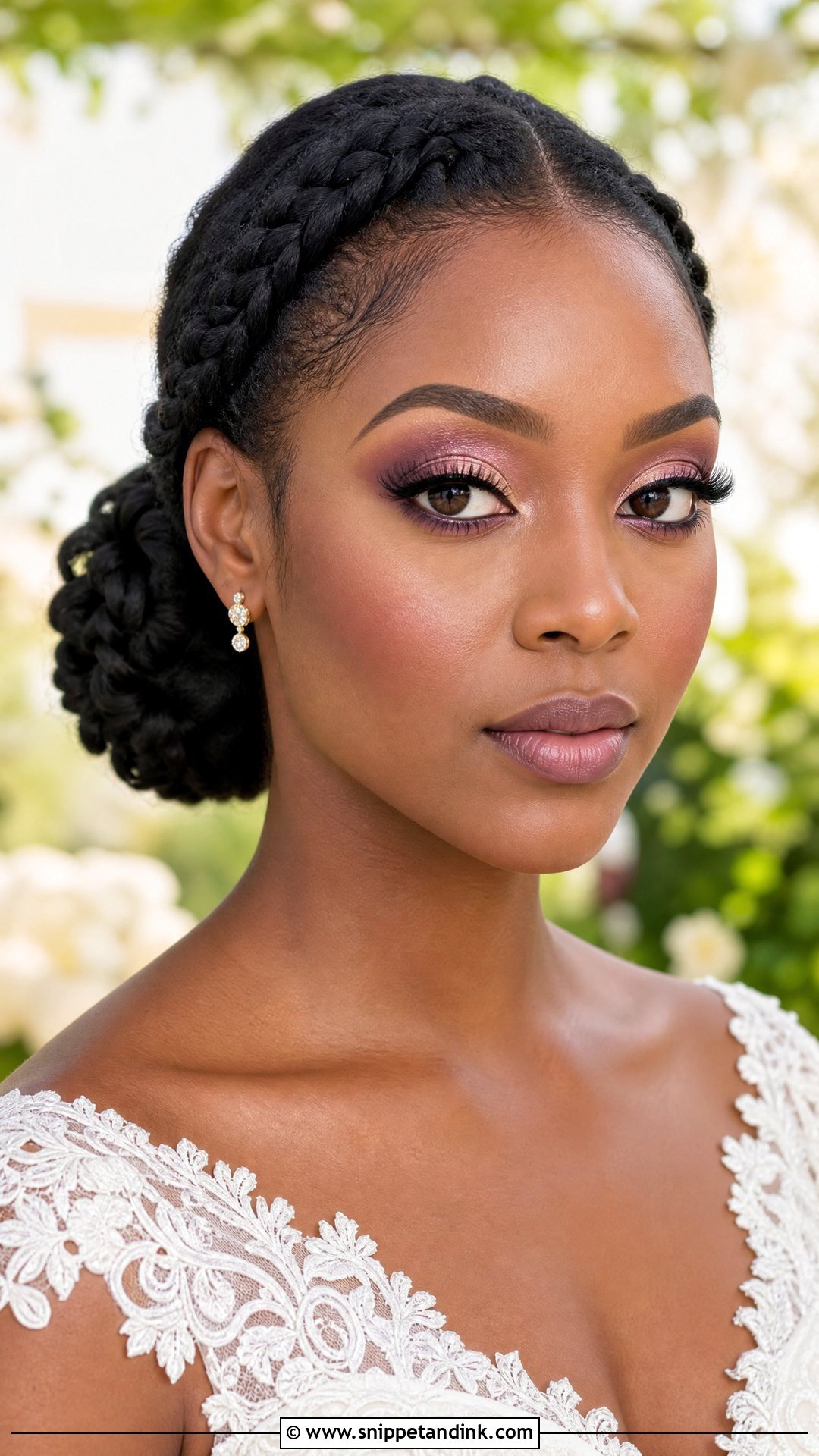 Plum Wedding Makeup for Brown Eyes - Snippet and Ink - 20 Wedding Makeup Looks for Brown Eyes