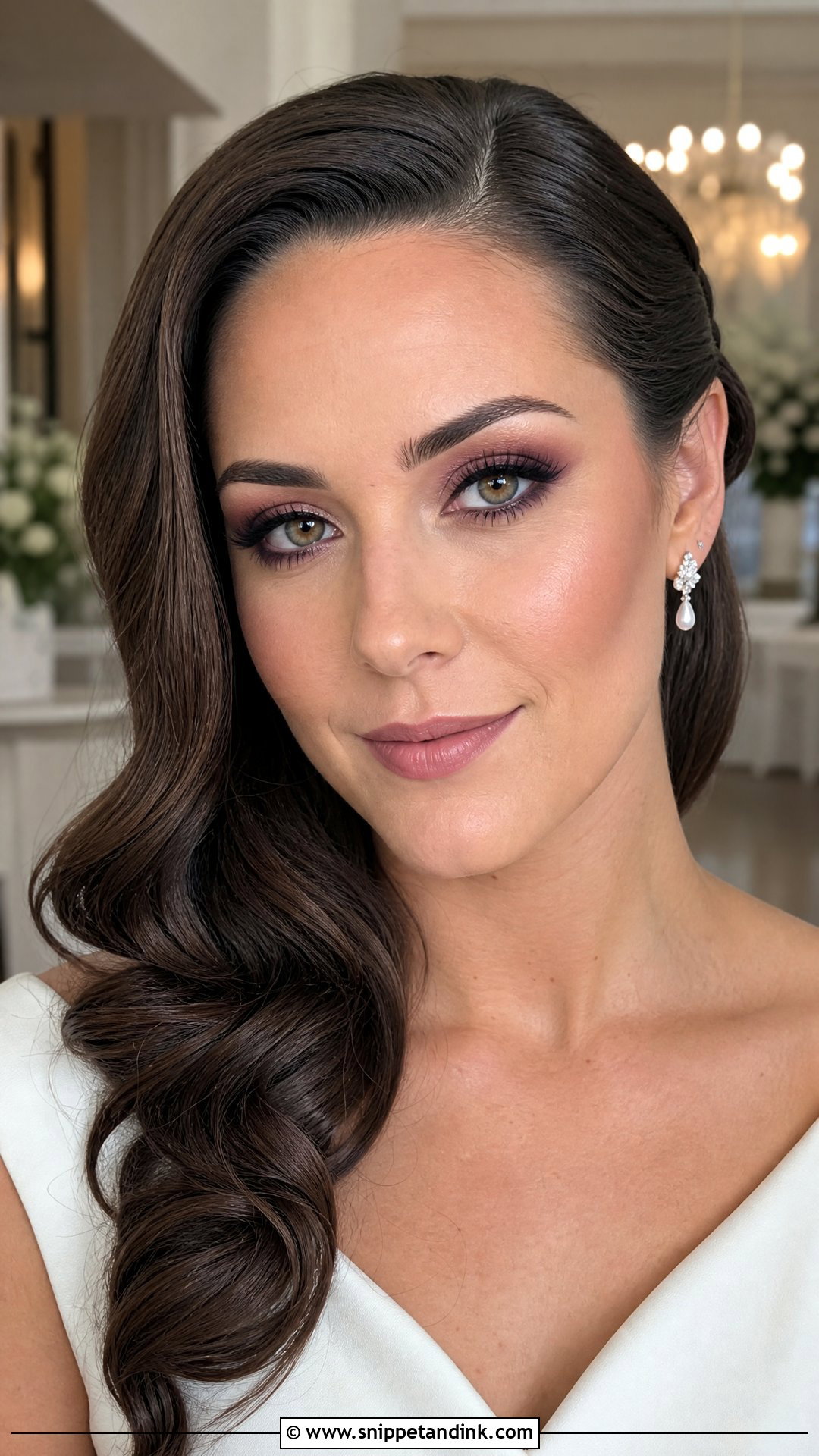 Plum Wedding Makeup for Hazel Eyes and Brown Hair - Snippet and Ink - 20 Wedding Makeup for Hazel Eyes and Brown Hair