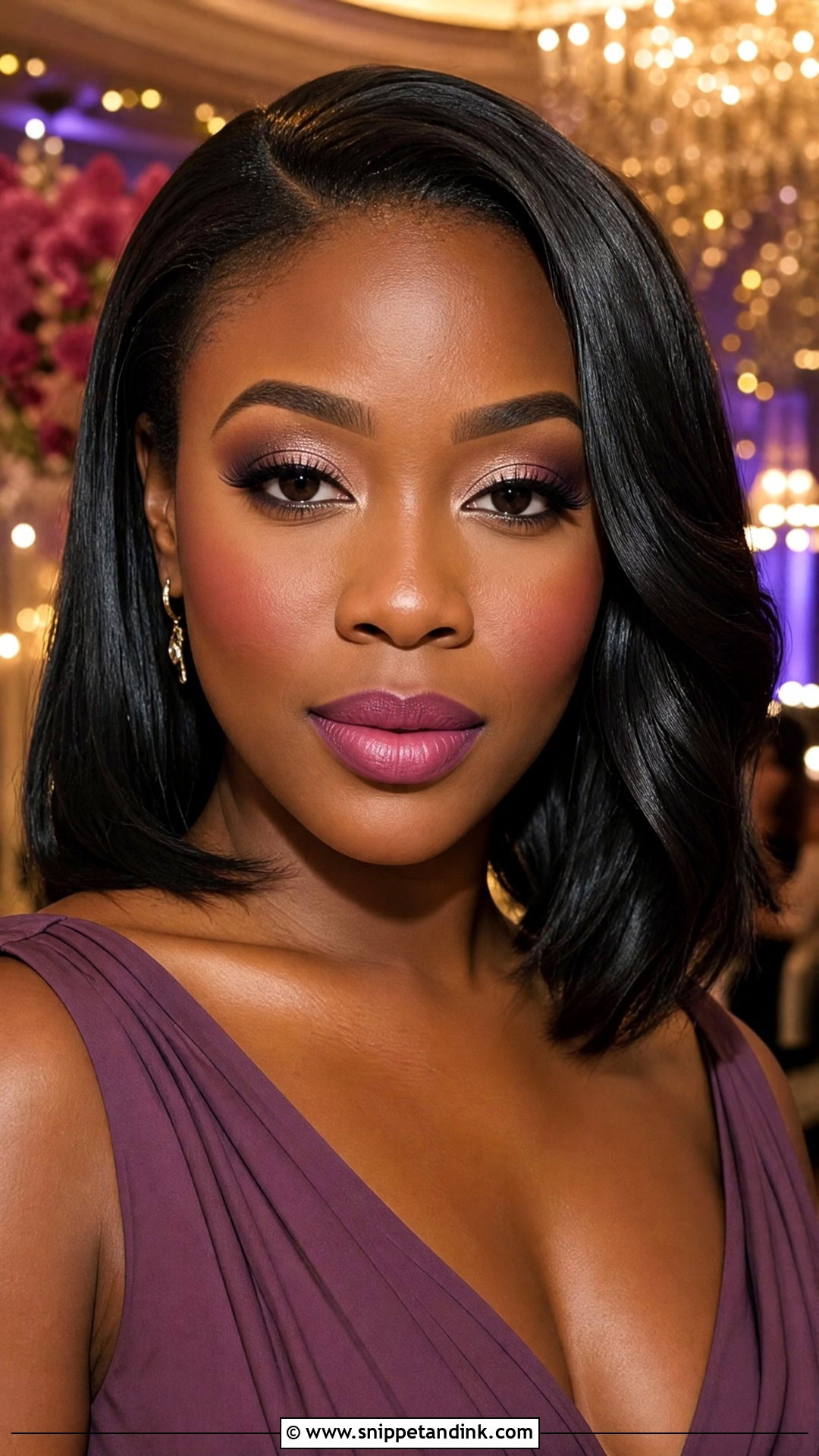 Plum Wedding Makeup for Hazel Eyes - Snippet and Ink - 25 Wedding Makeup for Hazel Eyes