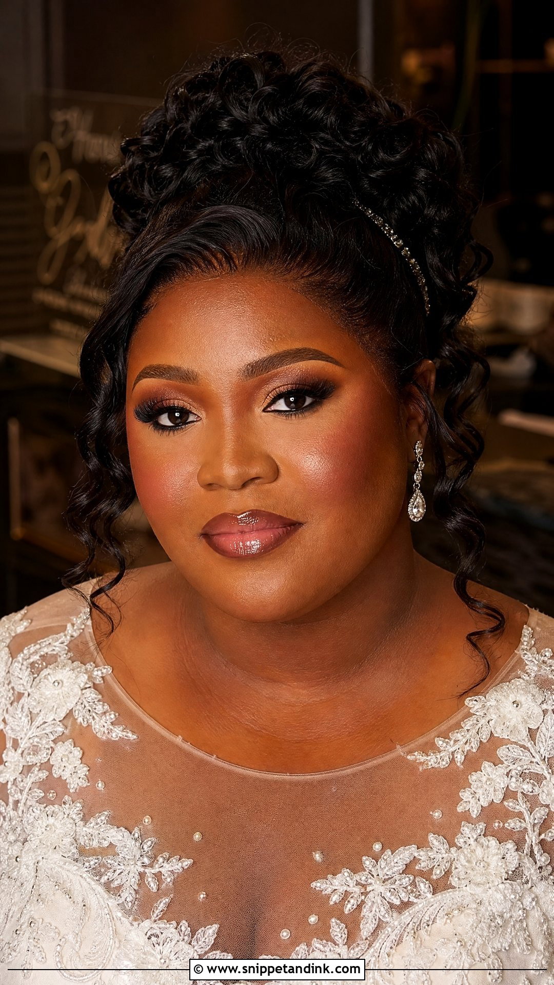 Plus Size Bridal Airbrush Makeup - Snippet and Ink - 20 Plus Size Bridal Makeup Ideas
