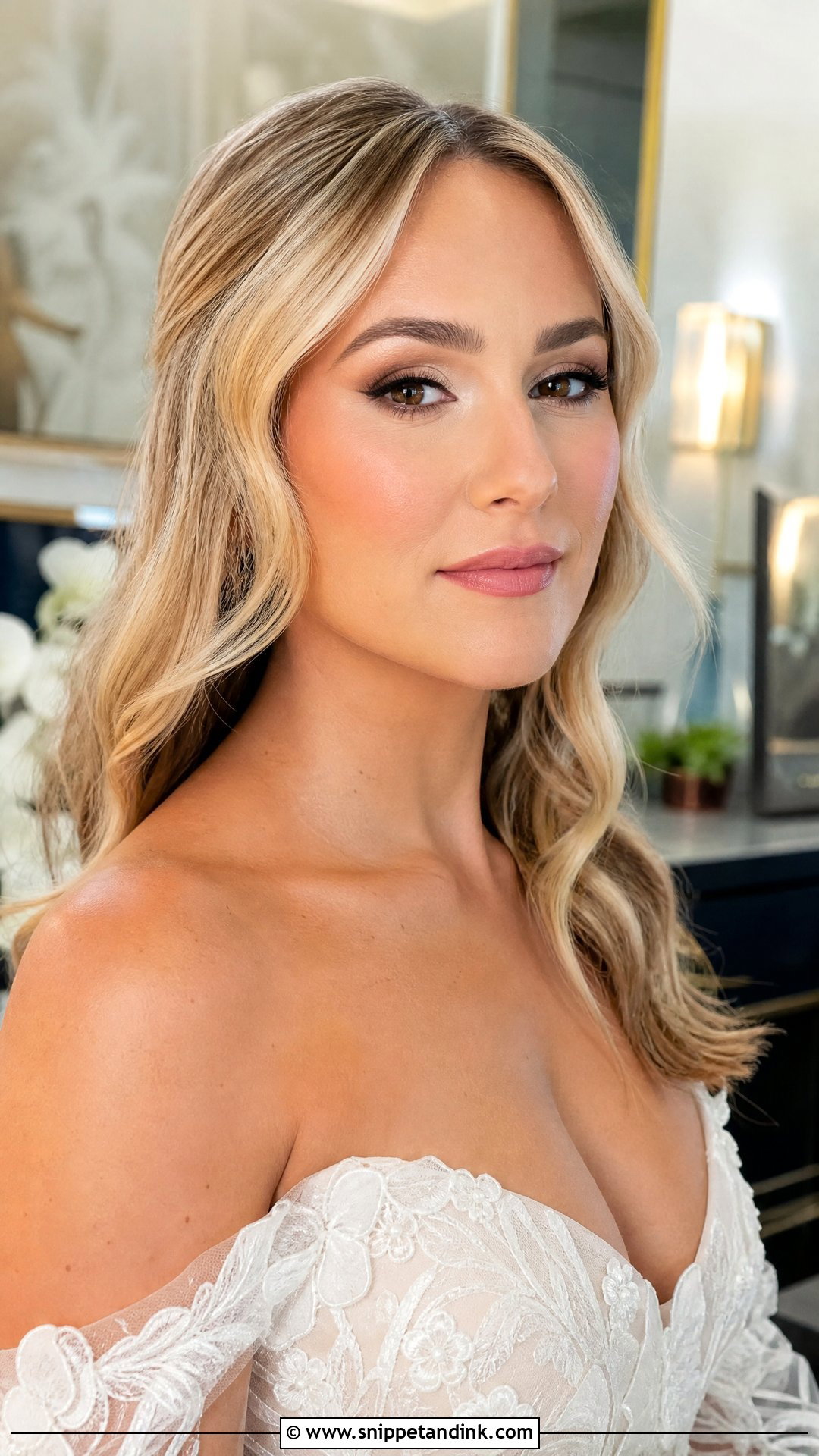 Plus Size Bridal Blurred Lip Makeup - Snippet and Ink - 20 Plus Size Bridal Makeup Ideas