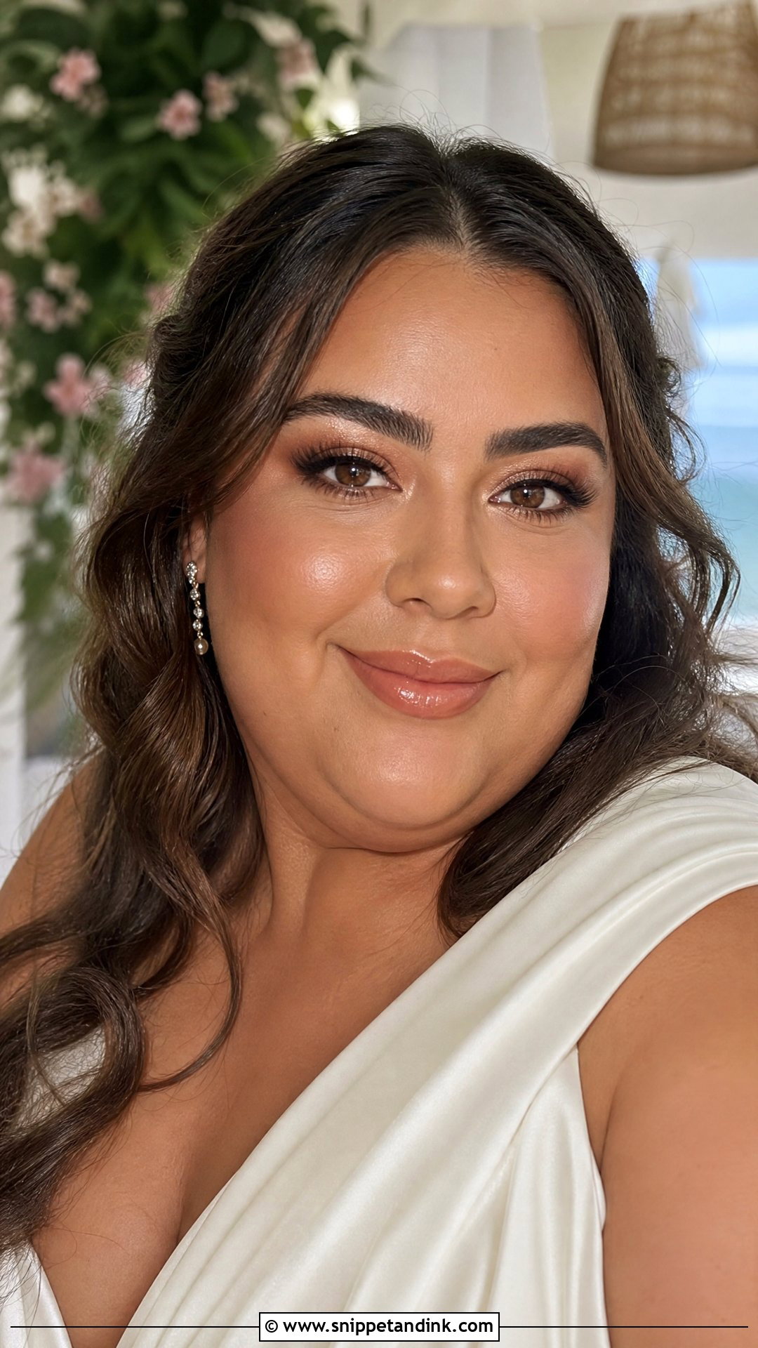 Plus Size Bridal Dewy Makeup - Snippet and Ink - 20 Plus Size Bridal Makeup Ideas