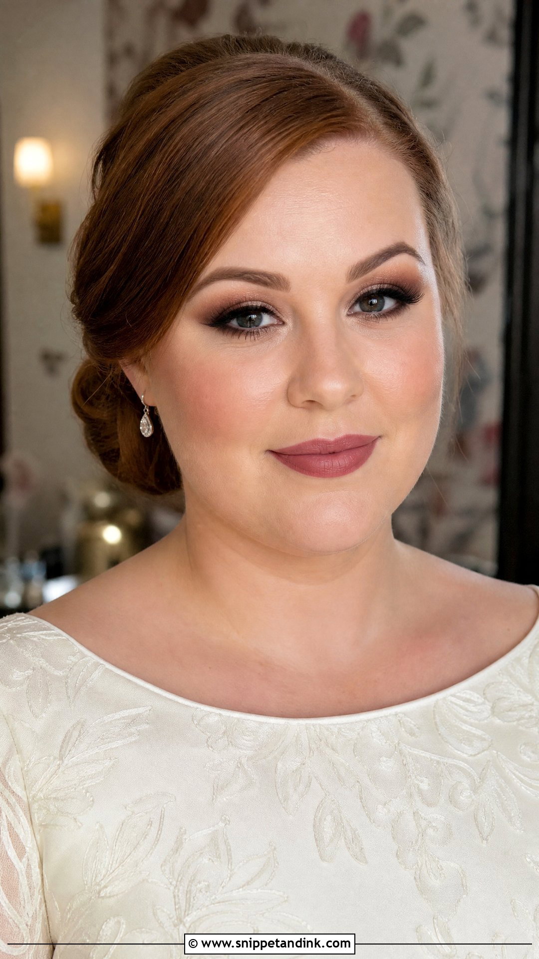 Plus Size Bridal Matte Makeup - Snippet and Ink - 20 Plus Size Bridal Makeup Ideas