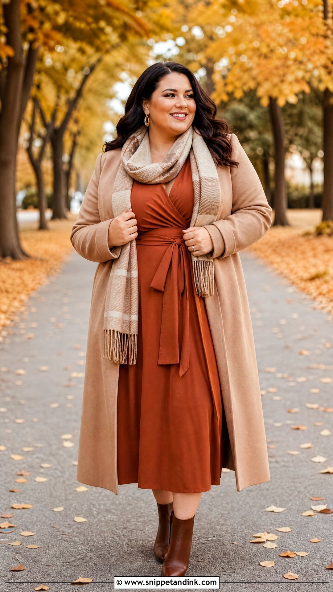 Plus Size Fall Engagement Photo Outfit - Snippet and Ink - 20 plus size engagement photo outfits