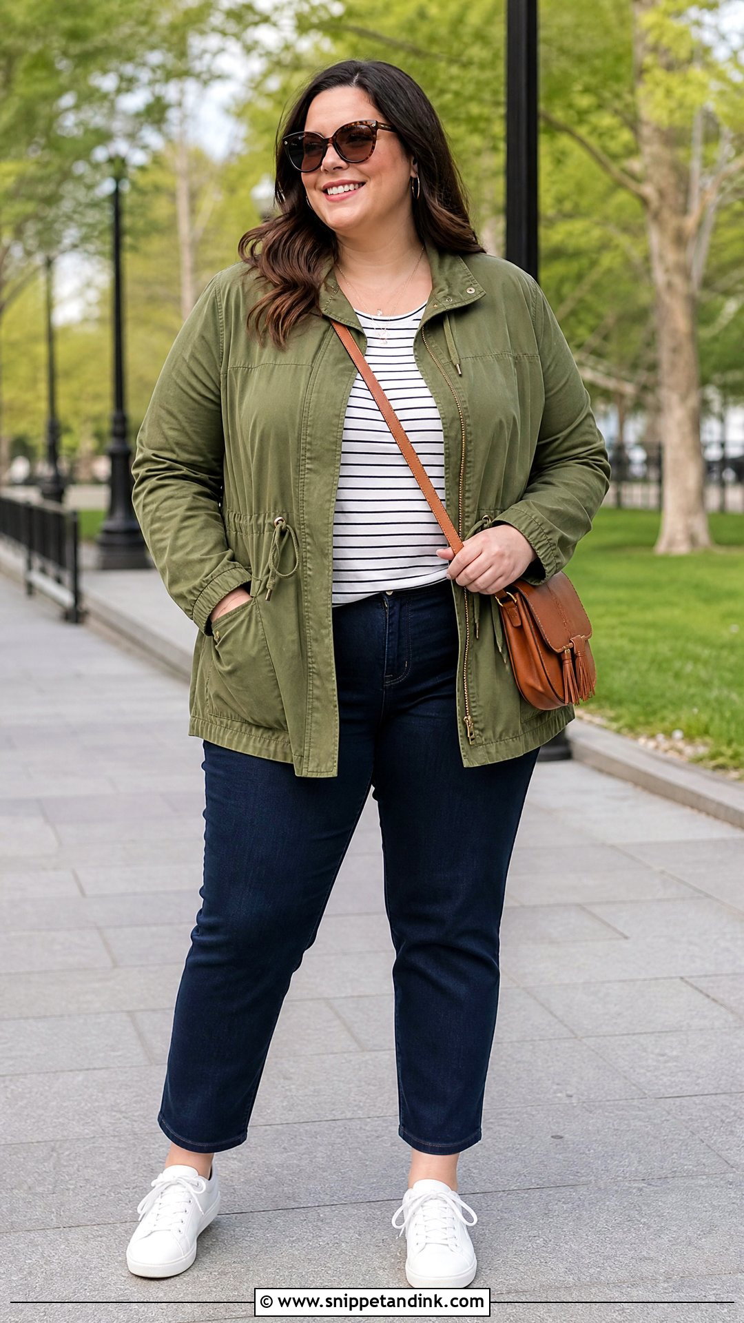 Plus Size Utility Jacket Outfit - Snippet and Ink - 20 plus size styling tips