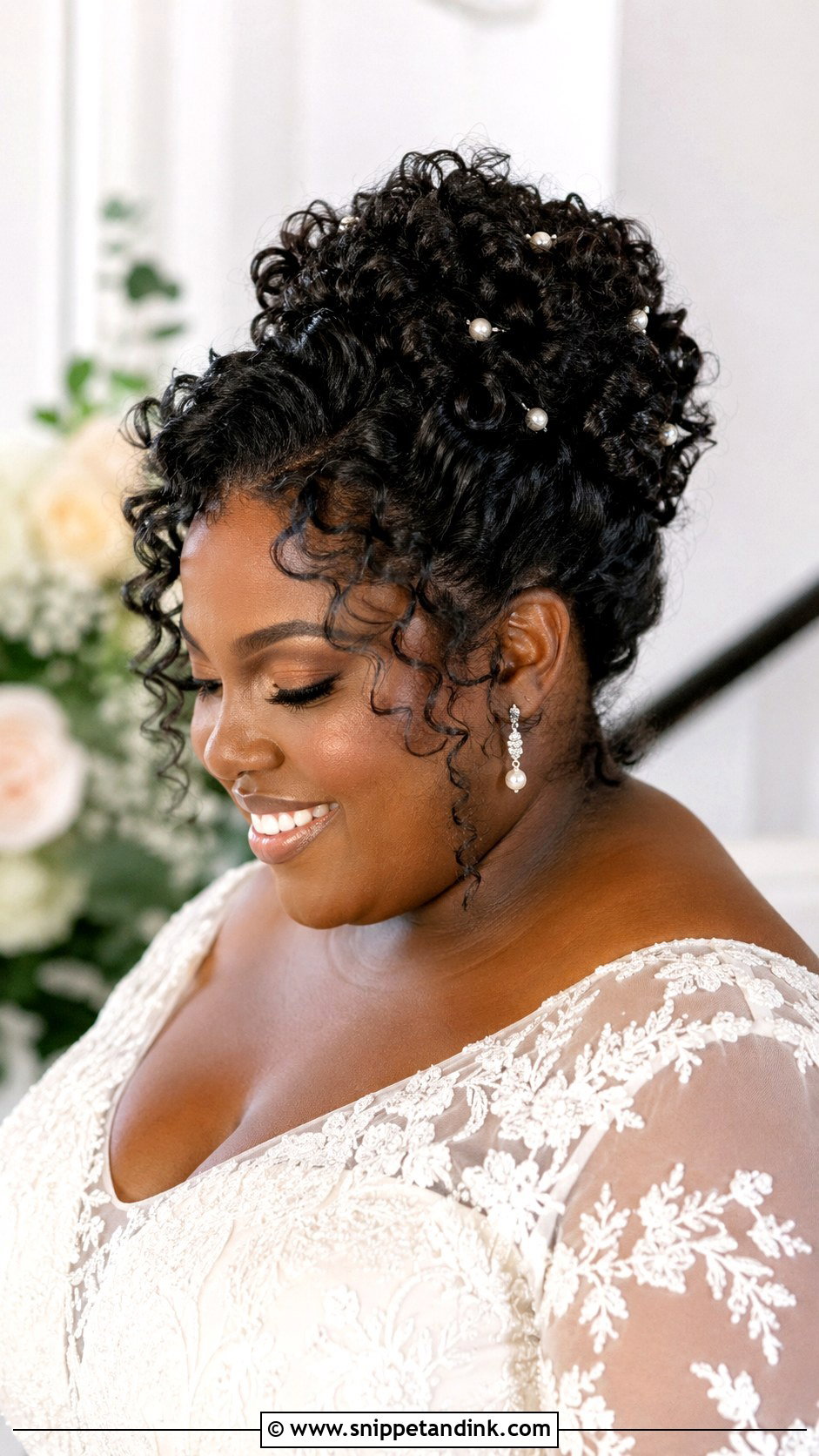 Plus Size Wedding Sleek Ponytail - Snippet and Ink - 15 Plus Size Wedding Hairstyles
