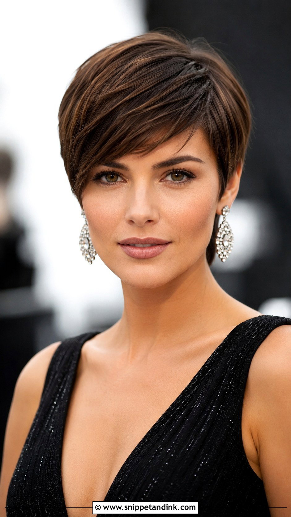Polished Pixie Style - Snippet and Ink - 20 Rehearsal Dinner Hair for Bride Ideas