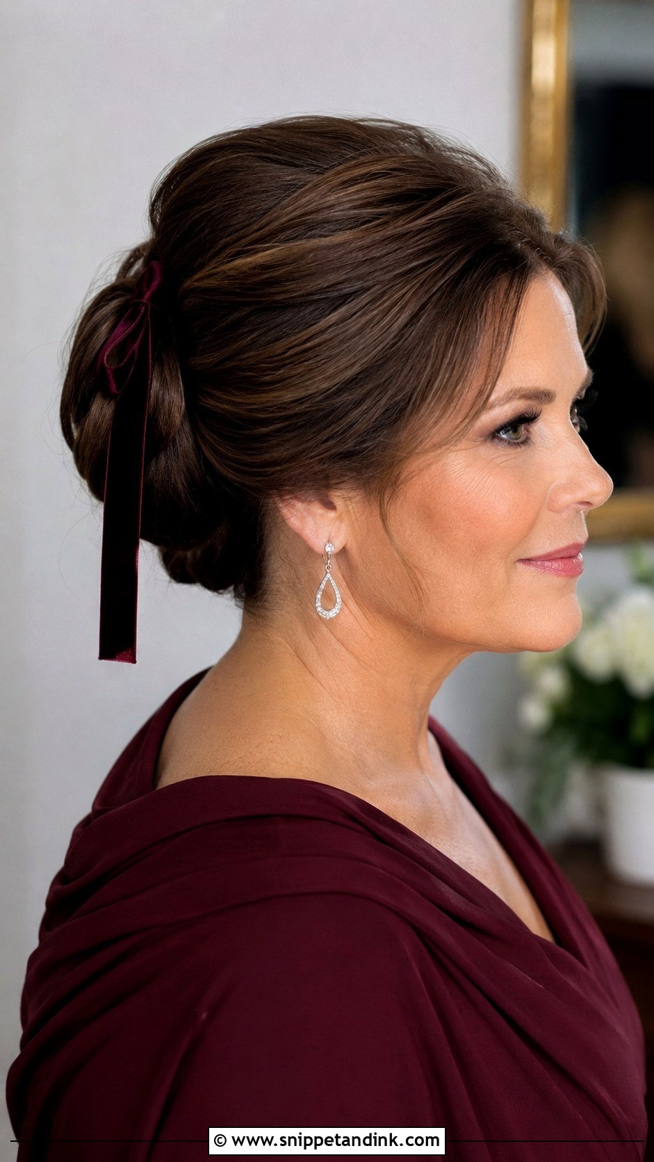 Polished Updo With Volume at the Crown - Snippet and Ink - 20 Wedding Hairstyles for Mother of Groom