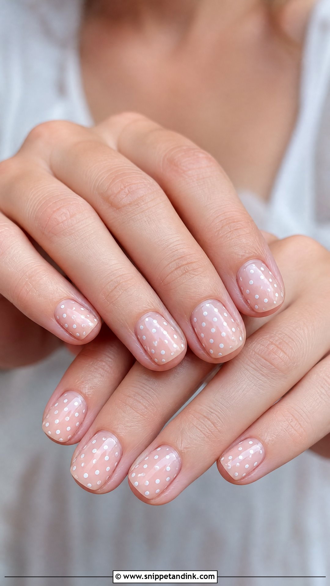 Polka Dot Bridal Nails - Snippet and Ink - 25 Fun Bridal Nails