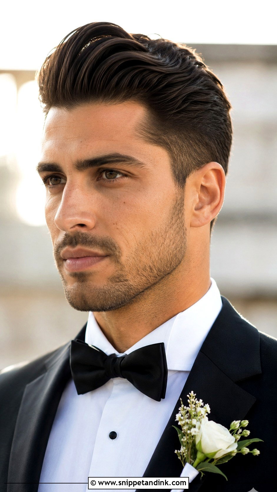 Pompadour Wedding Hair Men - Snippet and Ink - 15 Mens Hairstyles for Wedding