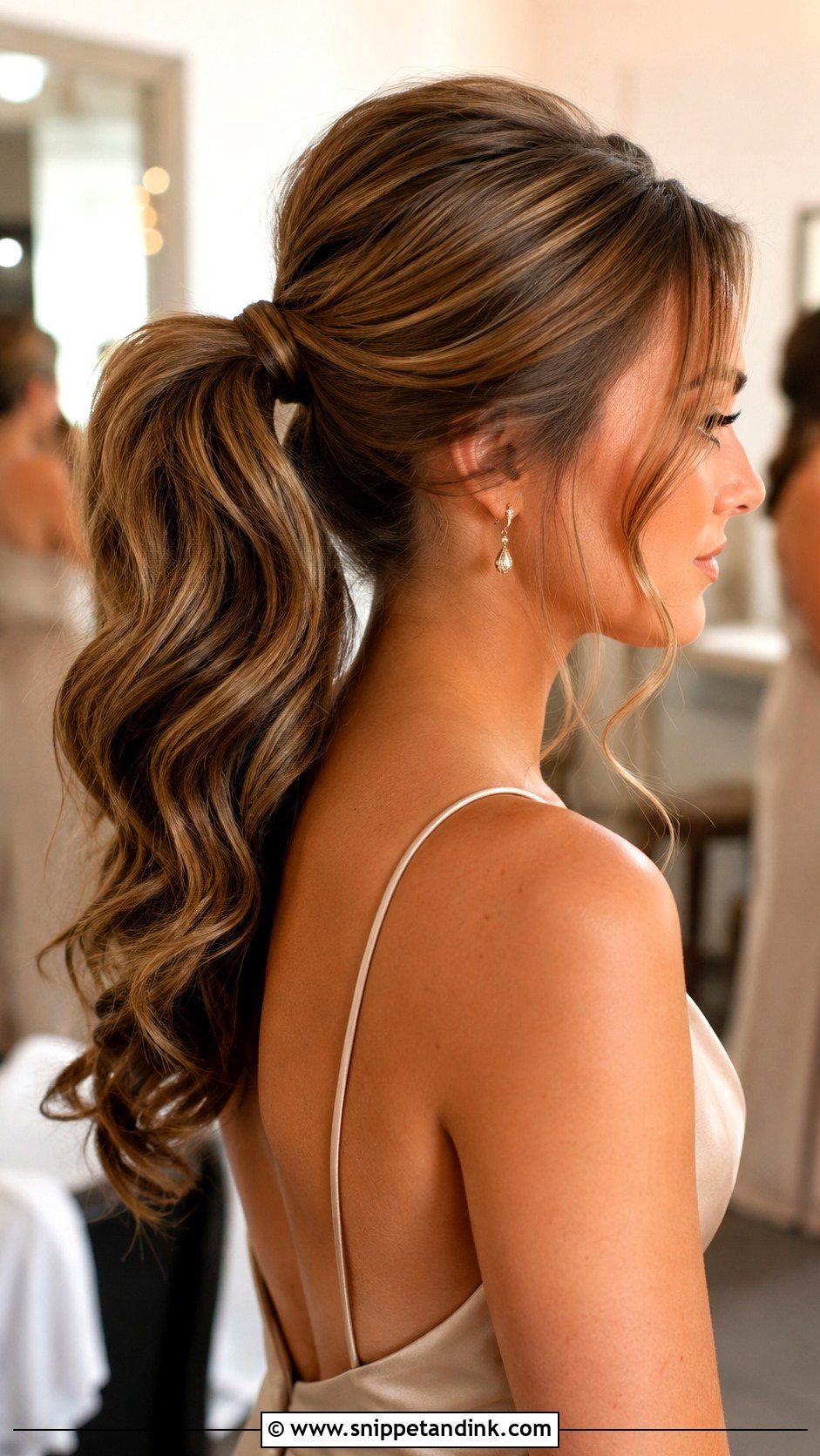 Ponytail Blow Dry Hairstyle For Wedding - Snippet and Ink - 20 Blow Dry Hairstyles for Wedding