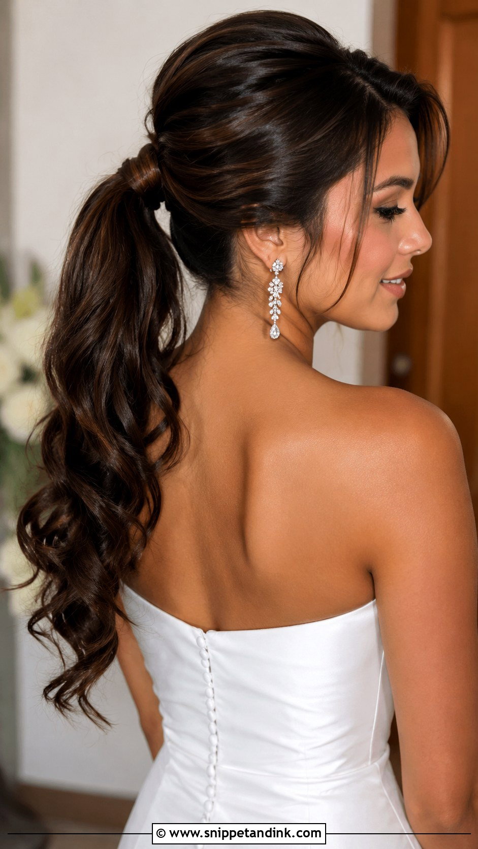 Ponytail Bridal Hairstyle - Snippet and Ink - 15 Hair Styles for a Bride