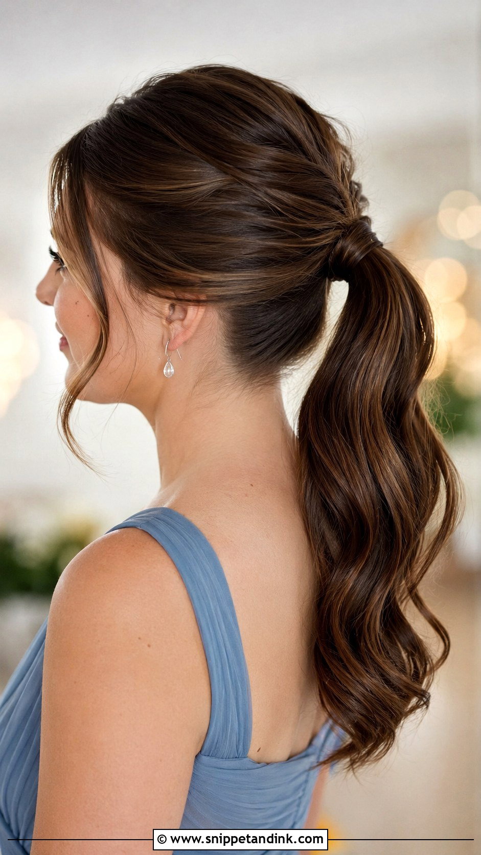 Ponytail Bridesmaid Hair - Snippet and Ink - 35 Bridesmaid Hair Ideas