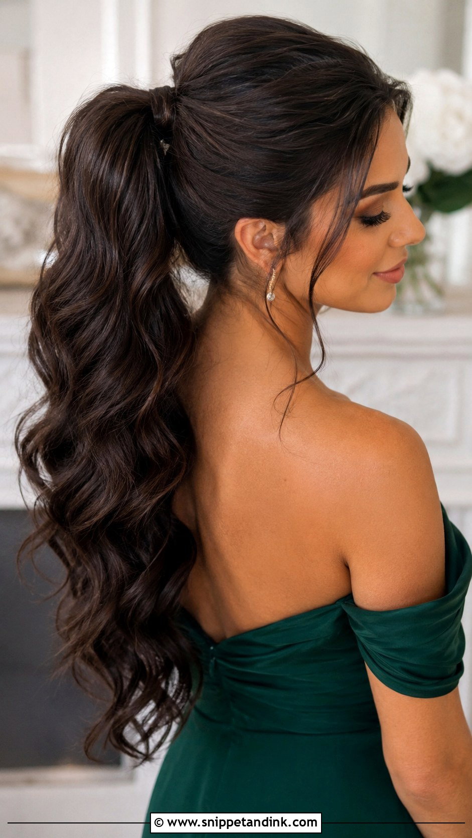 Ponytail Bridesmaid Hairstyle For Long Hair - Snippet and Ink - 30 Bridesmaid Hairstyles Ponytail
