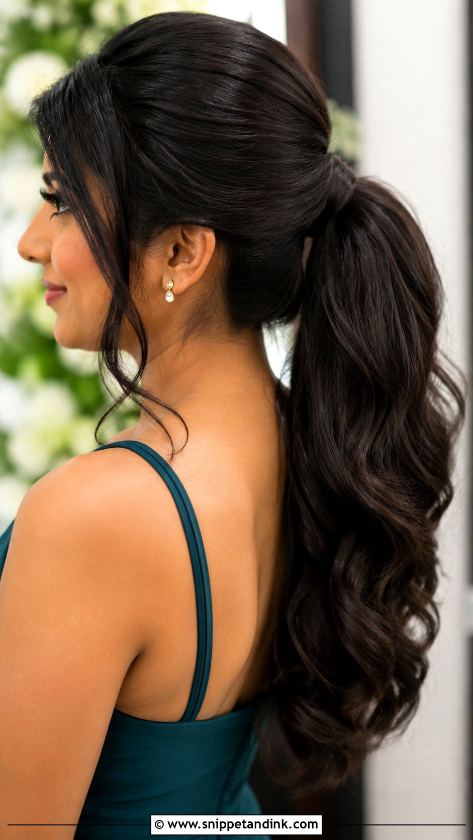 Ponytail Bridesmaid Hairstyle For Thick Hair - Snippet and Ink - 30 Bridesmaid Hairstyles Ponytail