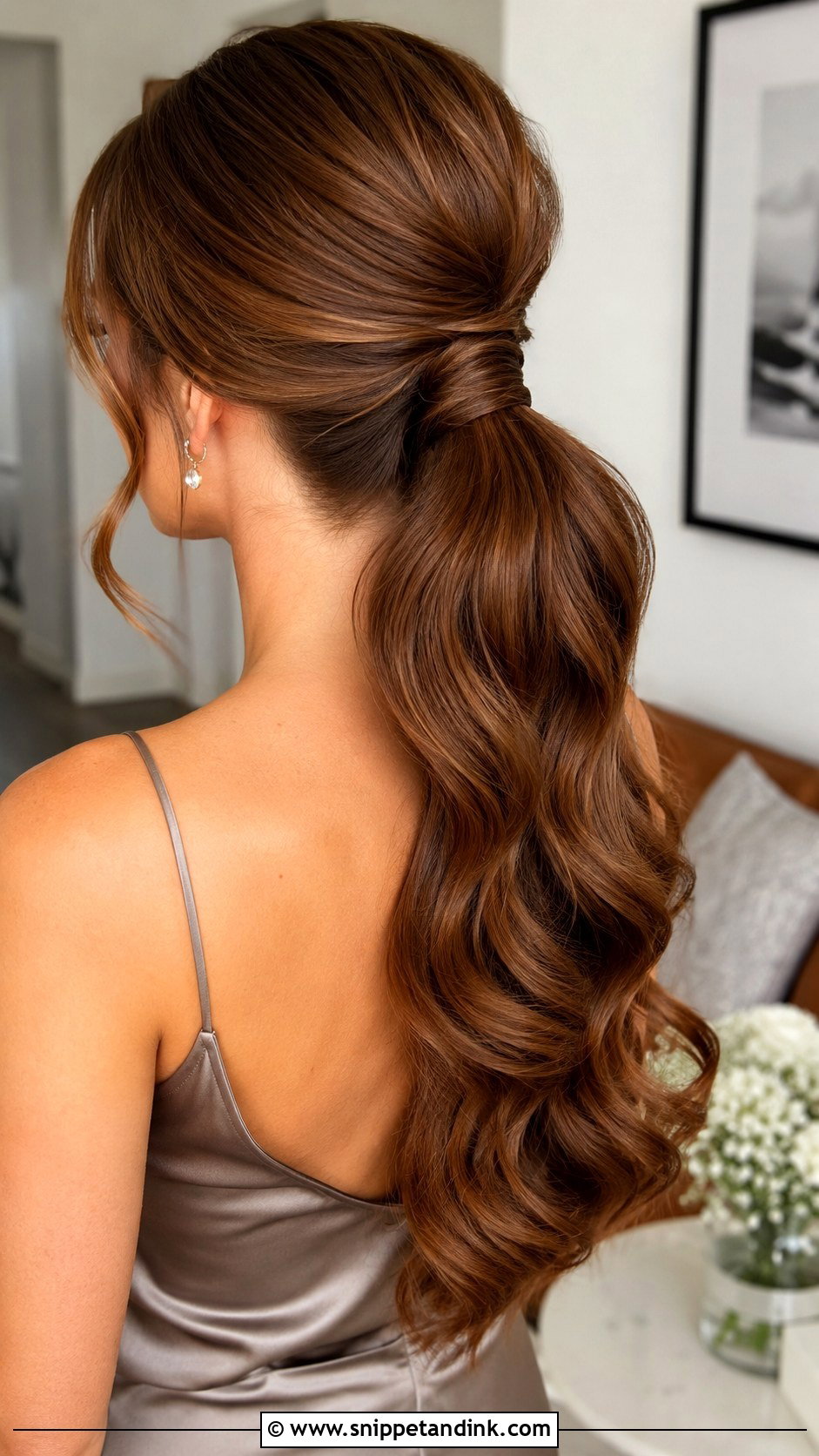 Ponytail Bridesmaid Updo - Snippet and Ink - 20 Bridesmaid Updos for Long Hair