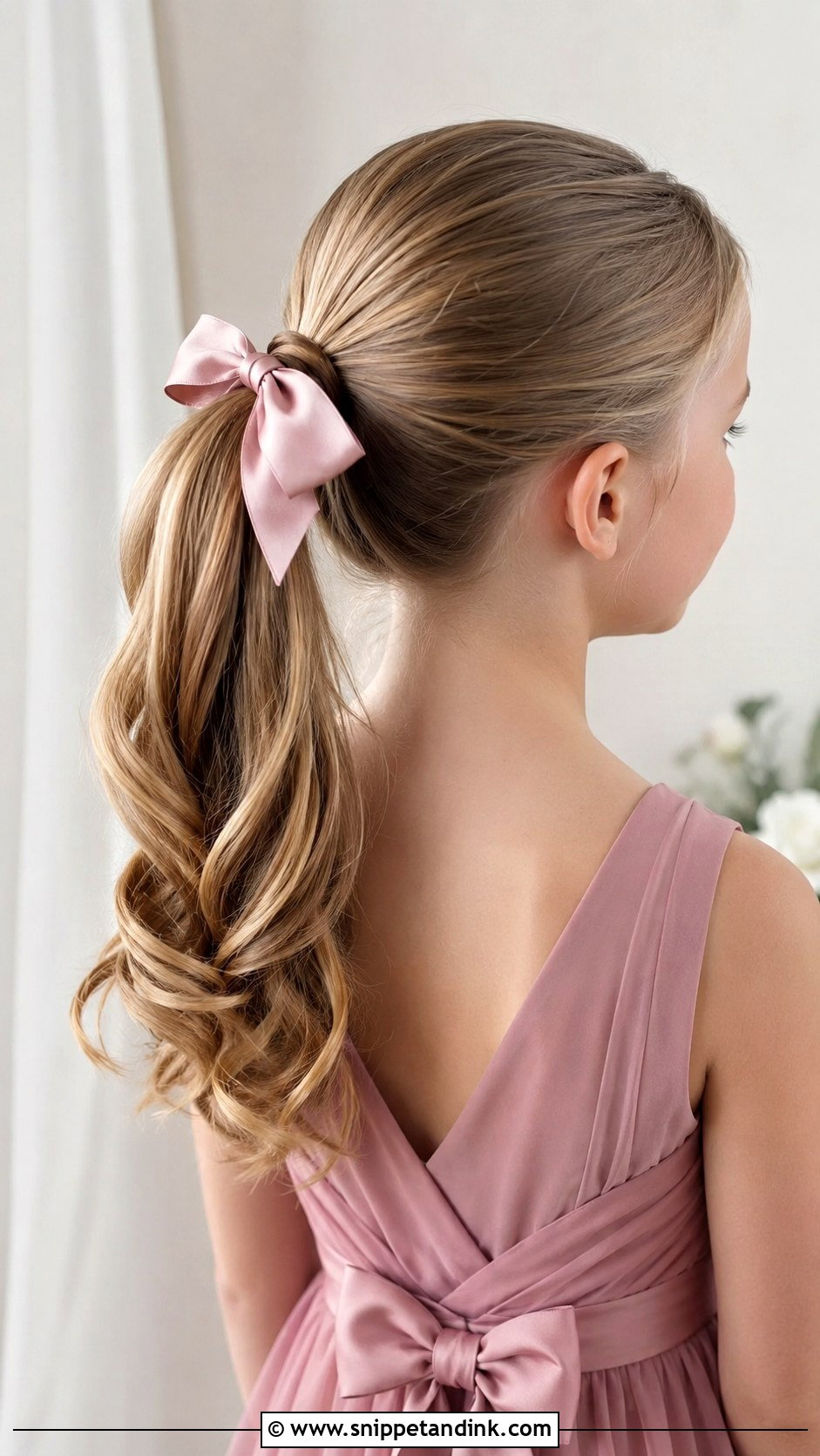 Ponytail Jr Bridesmaid Hair - Snippet and Ink - 25 Jr Bridesmaid Hairstyles
