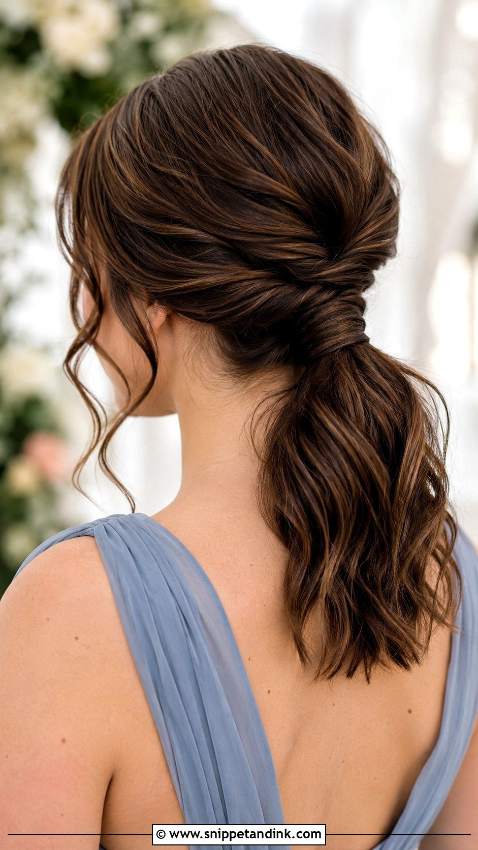 Ponytail Wedding Hairstyle For Medium Hair - Snippet and Ink - 25 Wedding Ponytail Hairstyles Bridesmaid