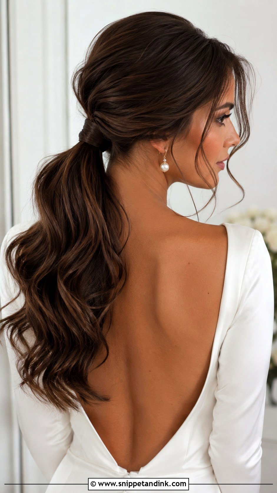 Ponytail Wedding Hairstyle - Snippet and Ink - 15 Ideas for Hairstyles for Wedding