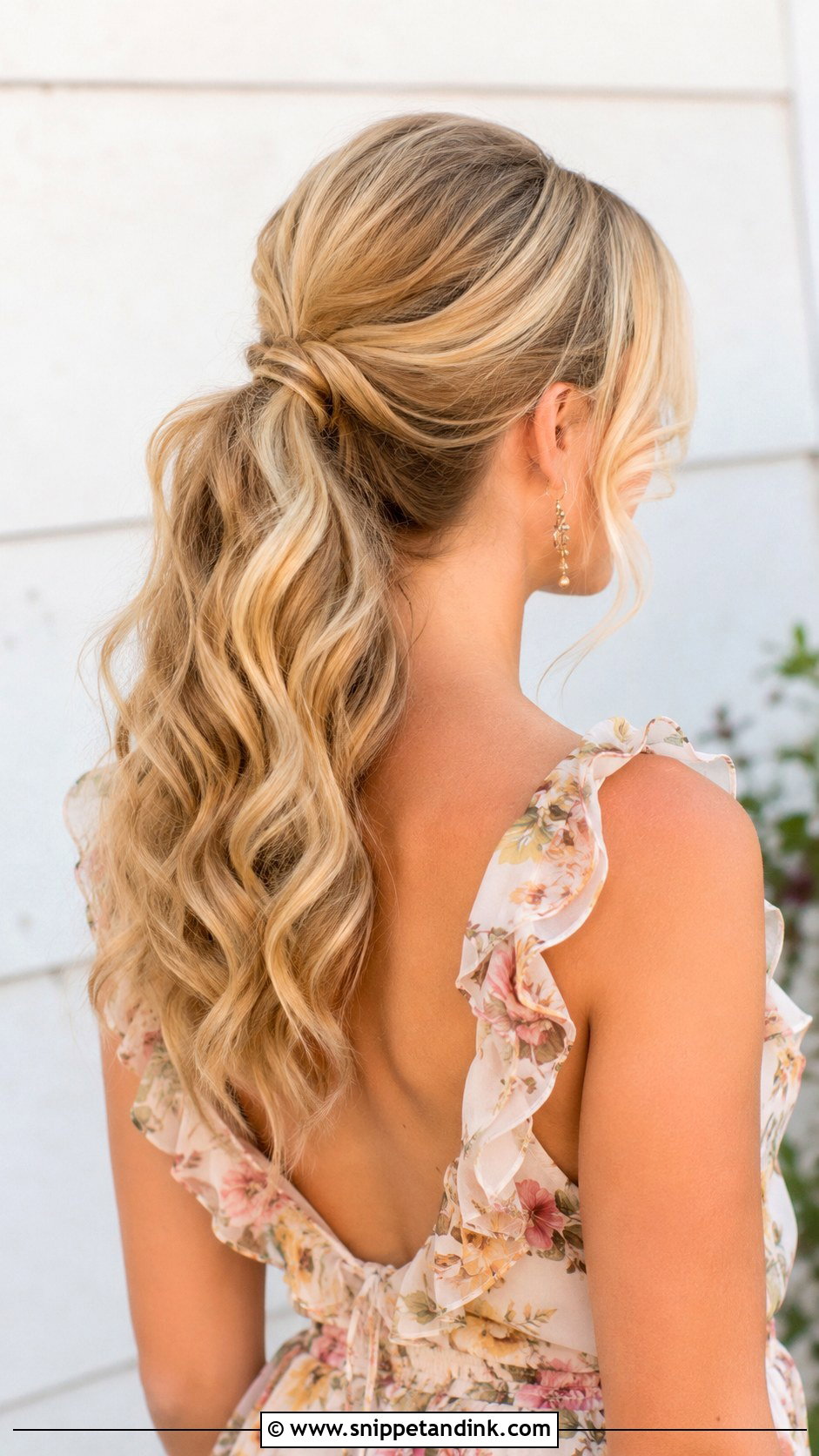 Ponytail With Curls - Snippet and Ink - 25 Hairstyles for a Wedding Guest
