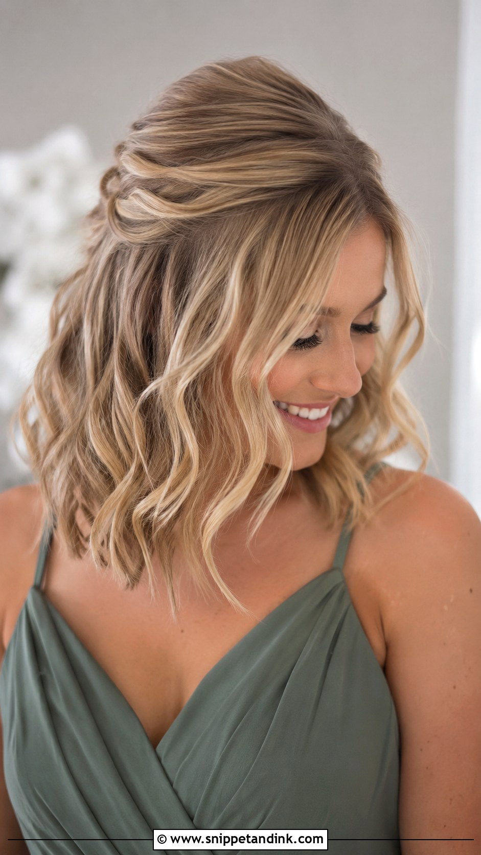 Ponytail With Waves Bridesmaid Hair - Snippet and Ink - 30 Wedding Bridesmaid Hair Ideas