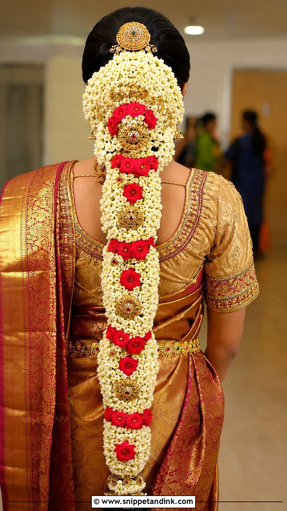 Poola Jada Bridal Braid - Snippet and Ink - 20 Indian Bride Braid Hairstyle Ideas