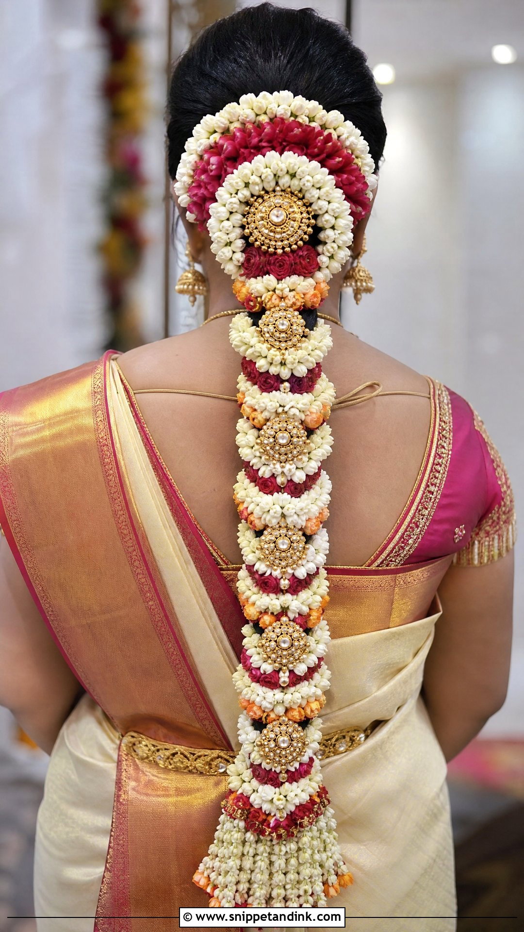 Poolajada Braid - Snippet and Ink - 20 South Indian Bridal Hair Ideas