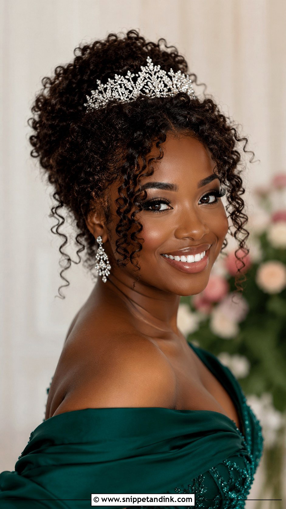 Princess Curly Hair With Tiara - Snippet and Ink - 15 Princess Hair with Tiara Ideas