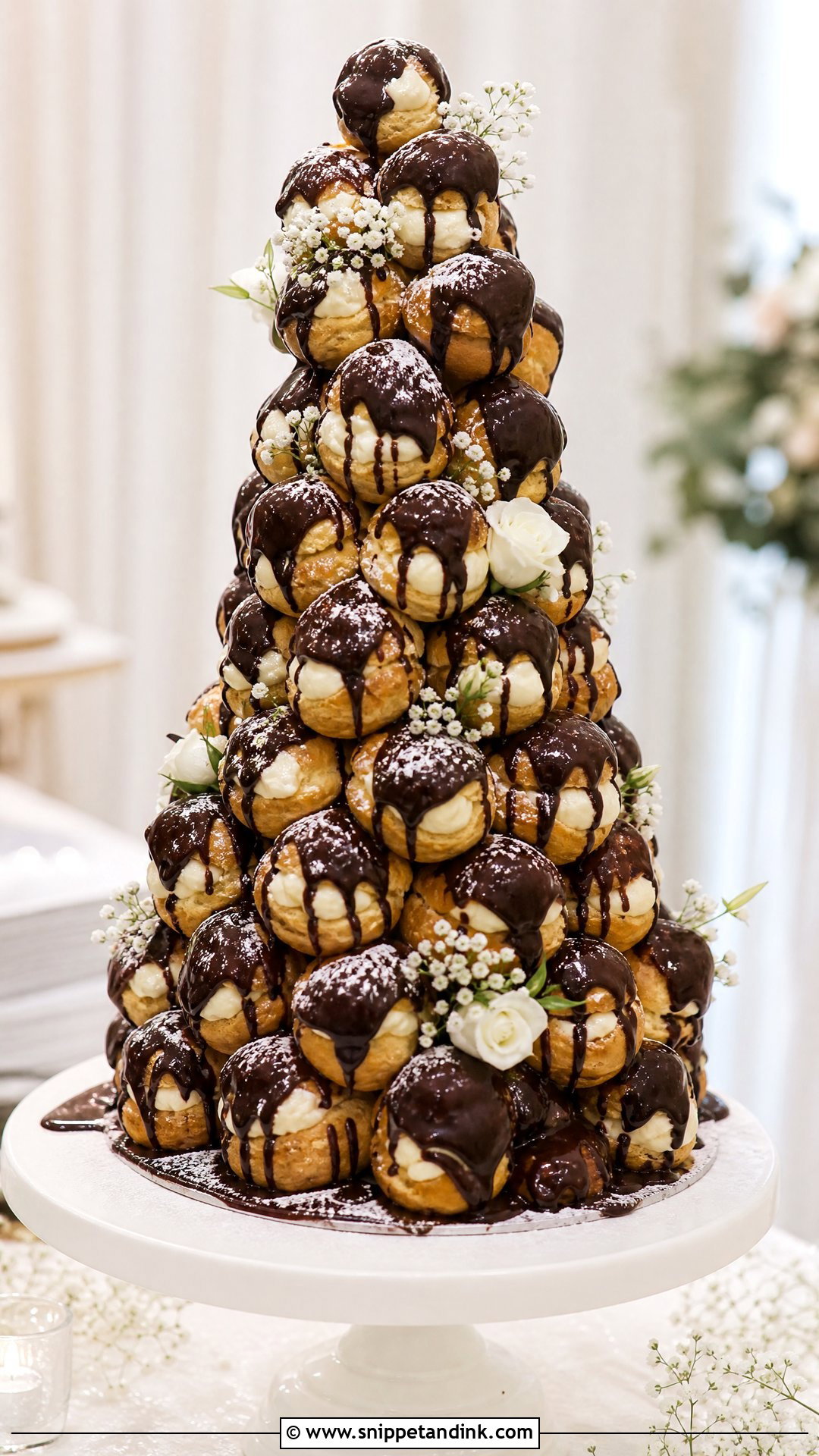 Profiterole Wedding Cake - Snippet and Ink - 25 Italian Wedding Cakes