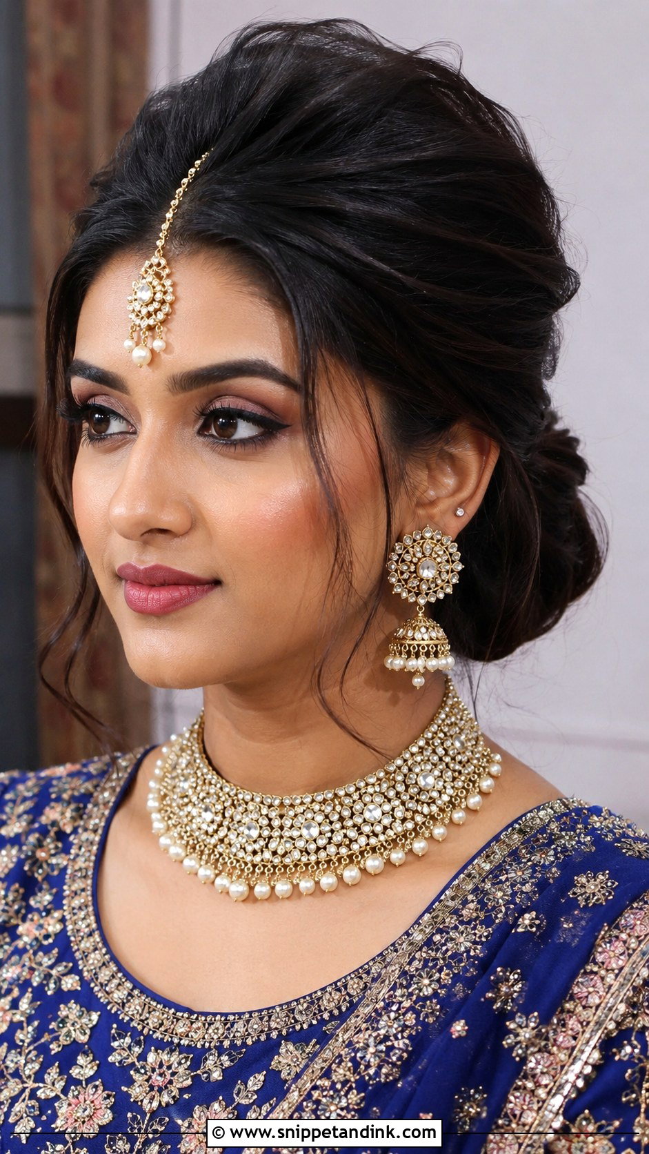 Puff Bun For Indian Wedding - Snippet and Ink - 20 Indian Wedding Hair Buns for Medium Hair