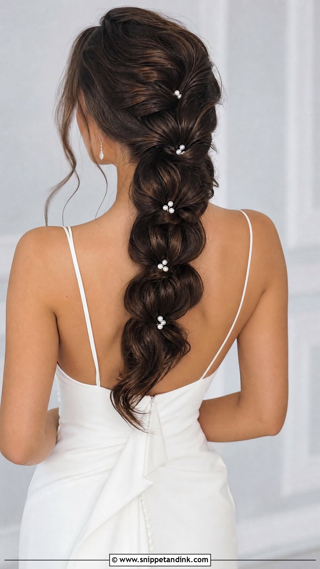 Pull Through Braid Wedding Hairstyle For Long Hair - Snippet and Ink - 15 Braided Wedding Style Ideas Hairstyles for Long Hair