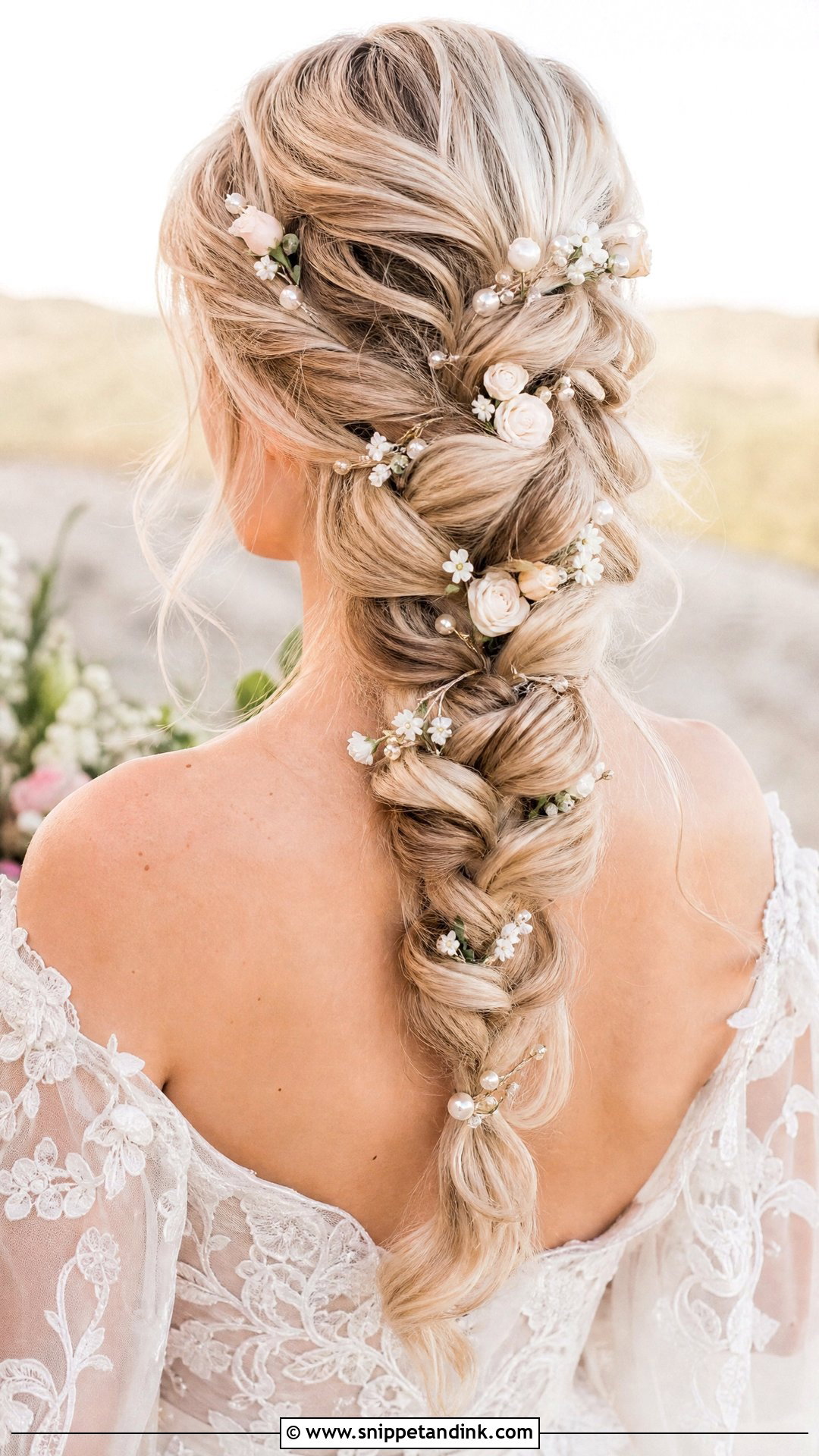 Pull Through Braid Wedding Updo - Snippet and Ink - 20 Up Hairstyles for Wedding