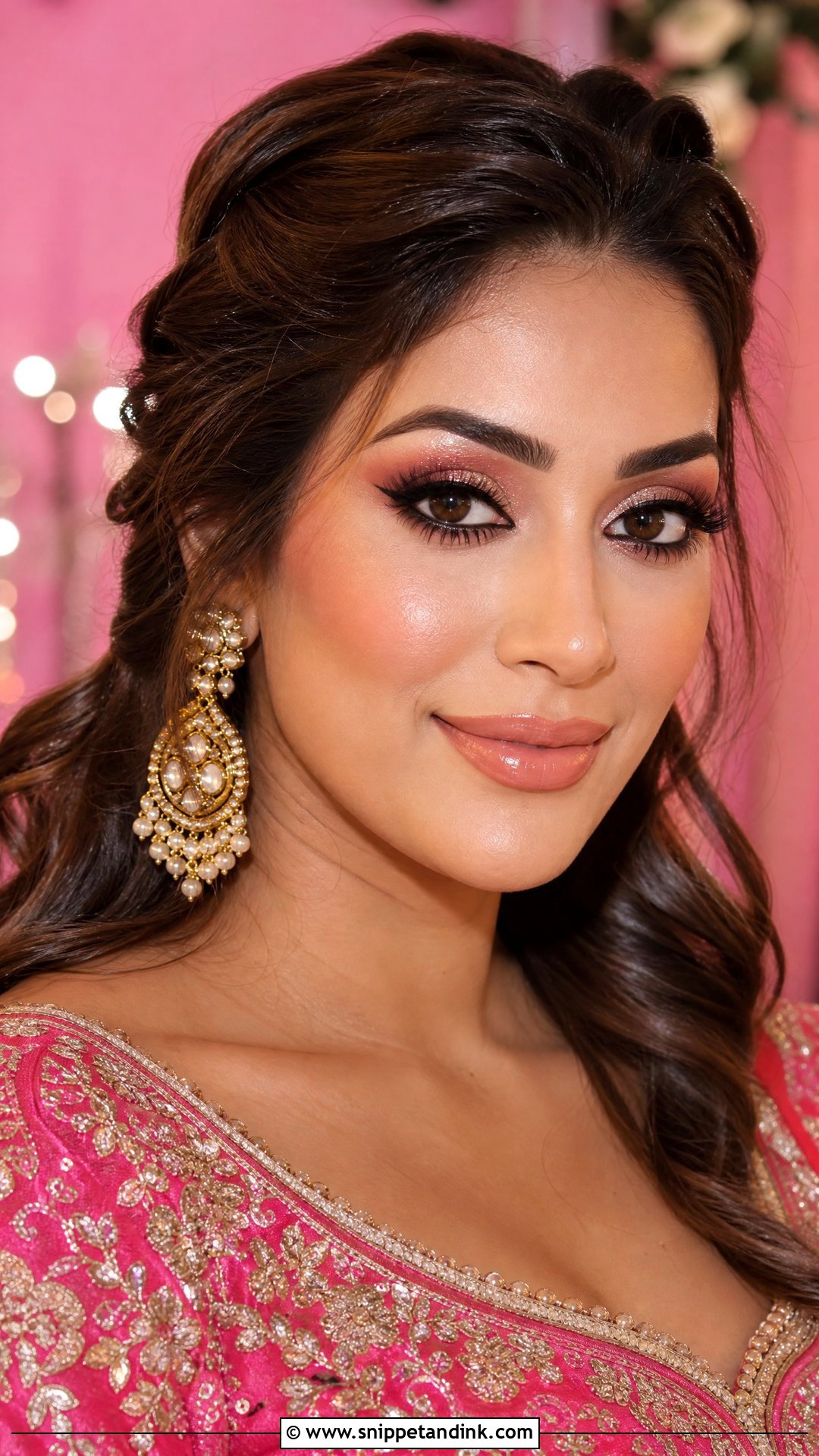 Punjabi Bridal Eye Makeup - Snippet and Ink - 25 Indian Bridal Eye Makeup Ideas