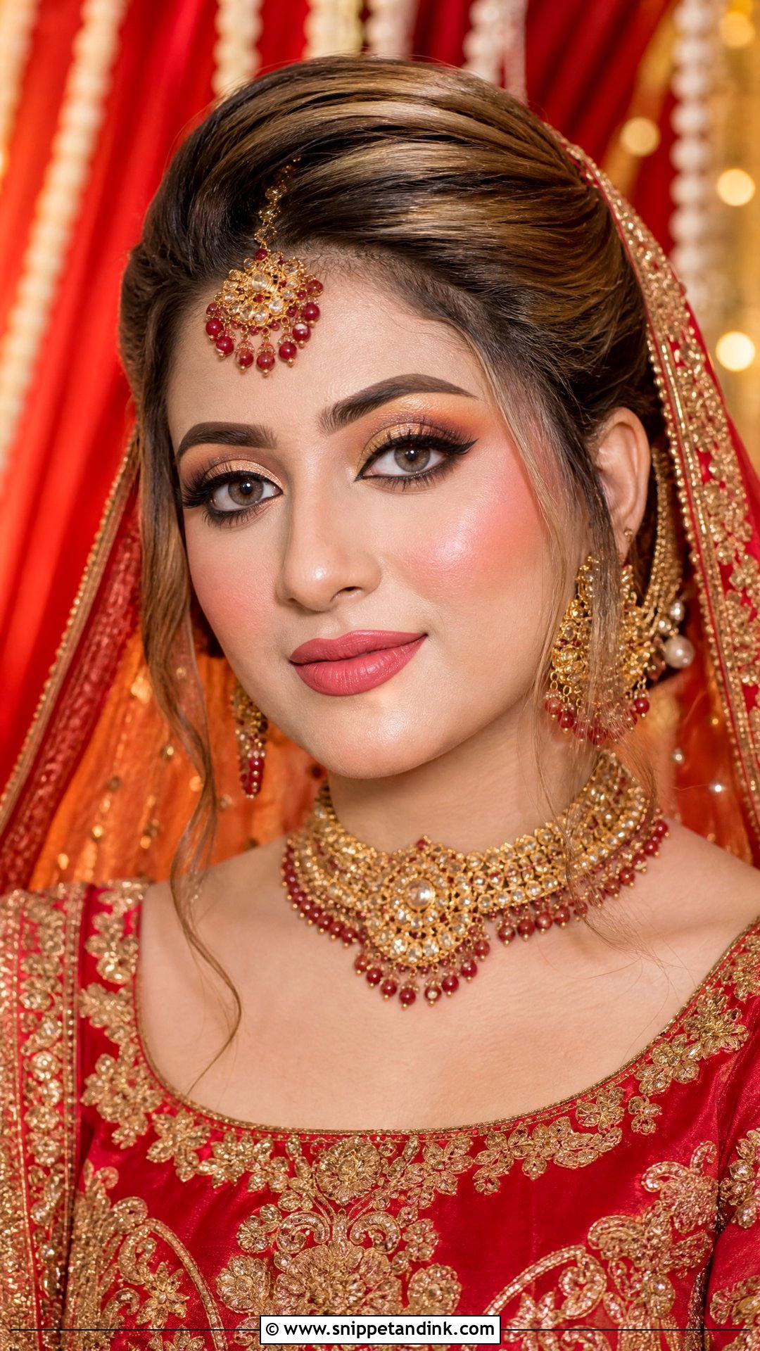 Punjabi Bridal HD Makeup - Snippet and Ink - 25 Indian Bridal HD Makeup Looks
