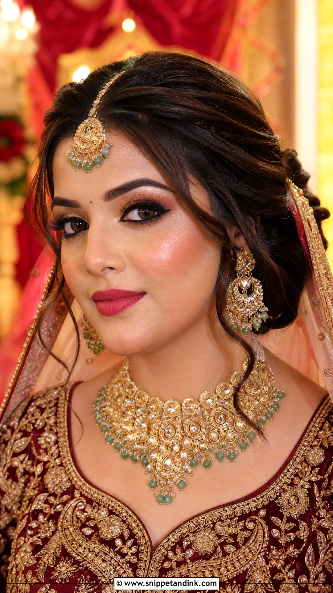 Punjabi Bridal Makeup - Snippet and Ink - 20 South Asian Bridal Makeup Ideas
