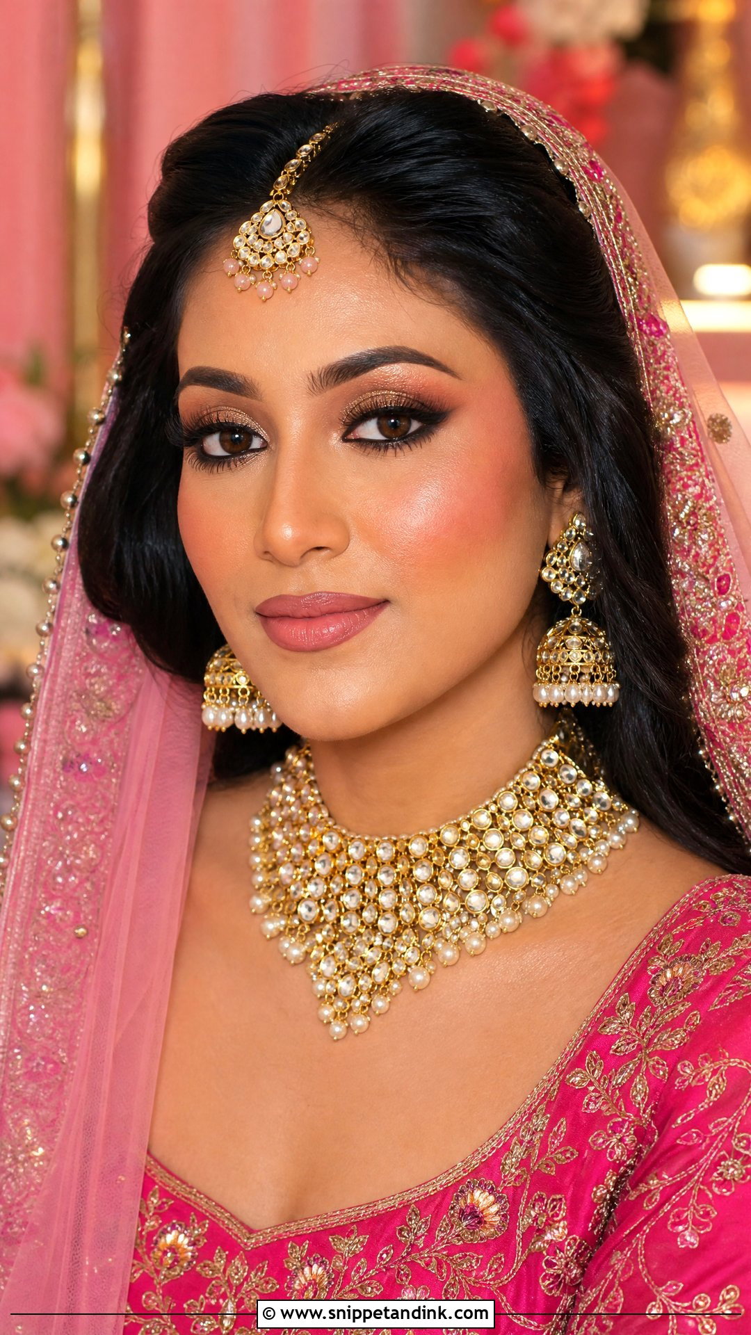 Punjabi Bridal Makeup Look - Snippet and Ink - 20 Indian Bride Makeup Bridal Looks