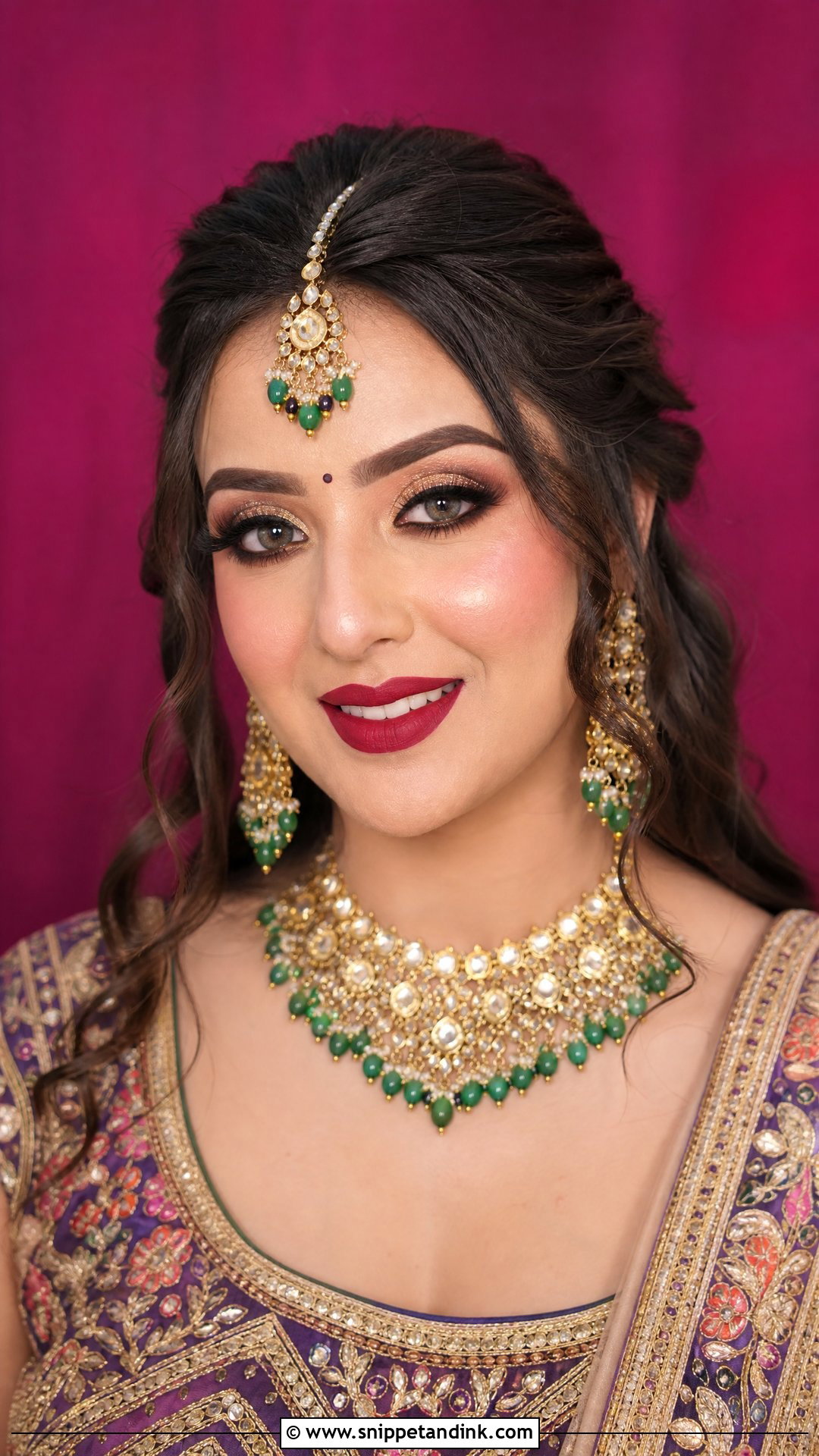 Punjabi Bridal Makeup - Snippet and Ink - 20 Indian Bridal Makeup Looks