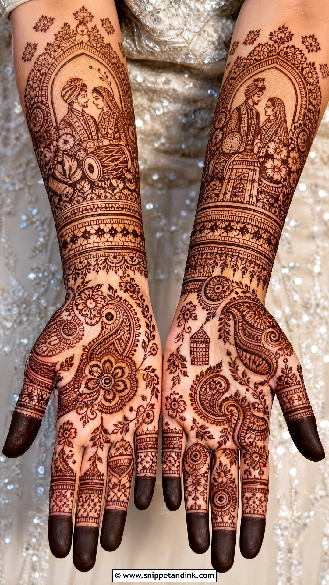 Punjabi Bridal Mehndi Design - Snippet and Ink - 25 Traditional Indian Bridal Mehndi Designs