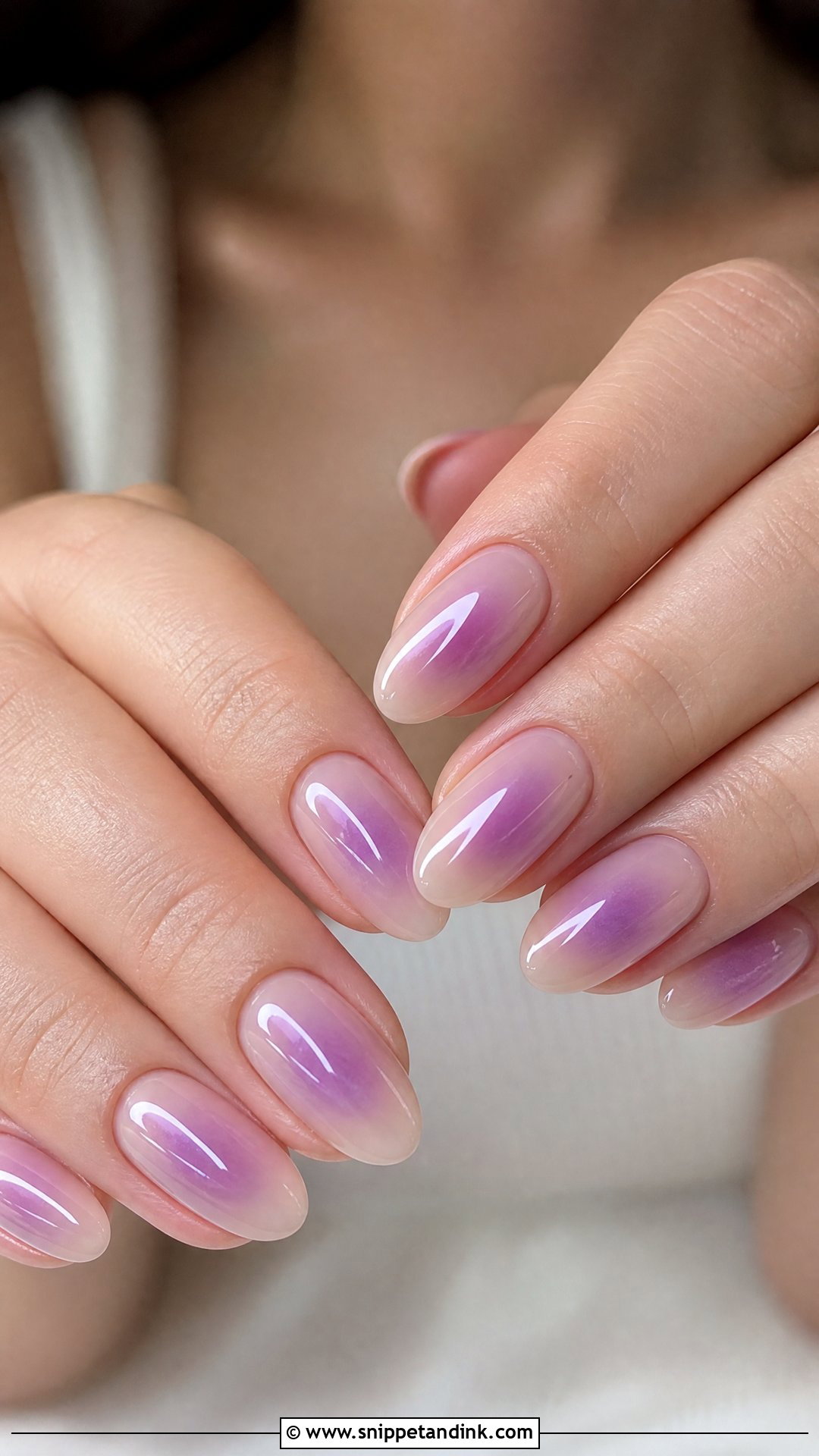 Purple Aura Wedding Nails - Snippet and Ink - 25 Purple Wedding Nails