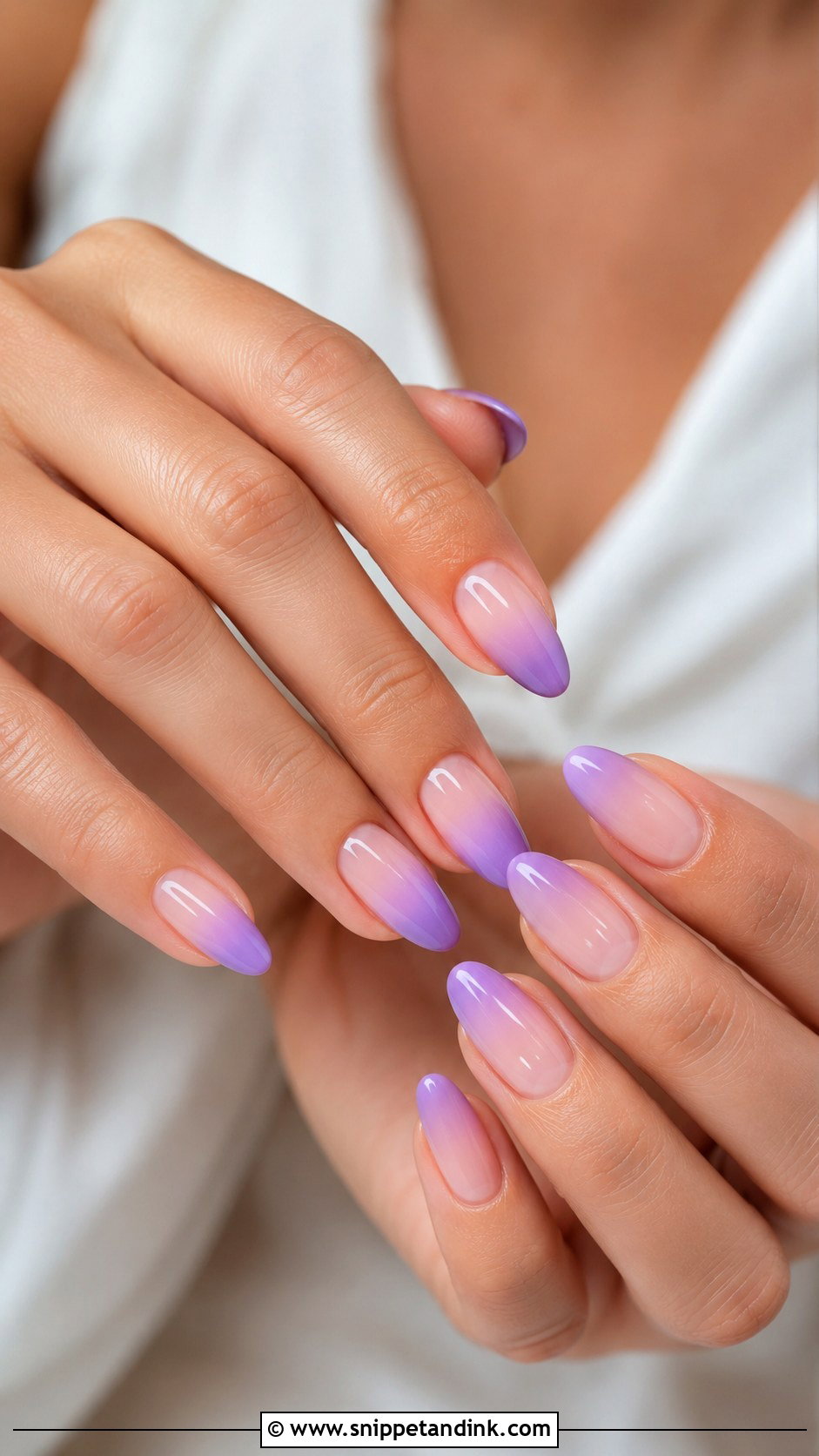 Purple Ombre Wedding Nails - Snippet and Ink - 20 Purple Wedding Nails for Bride