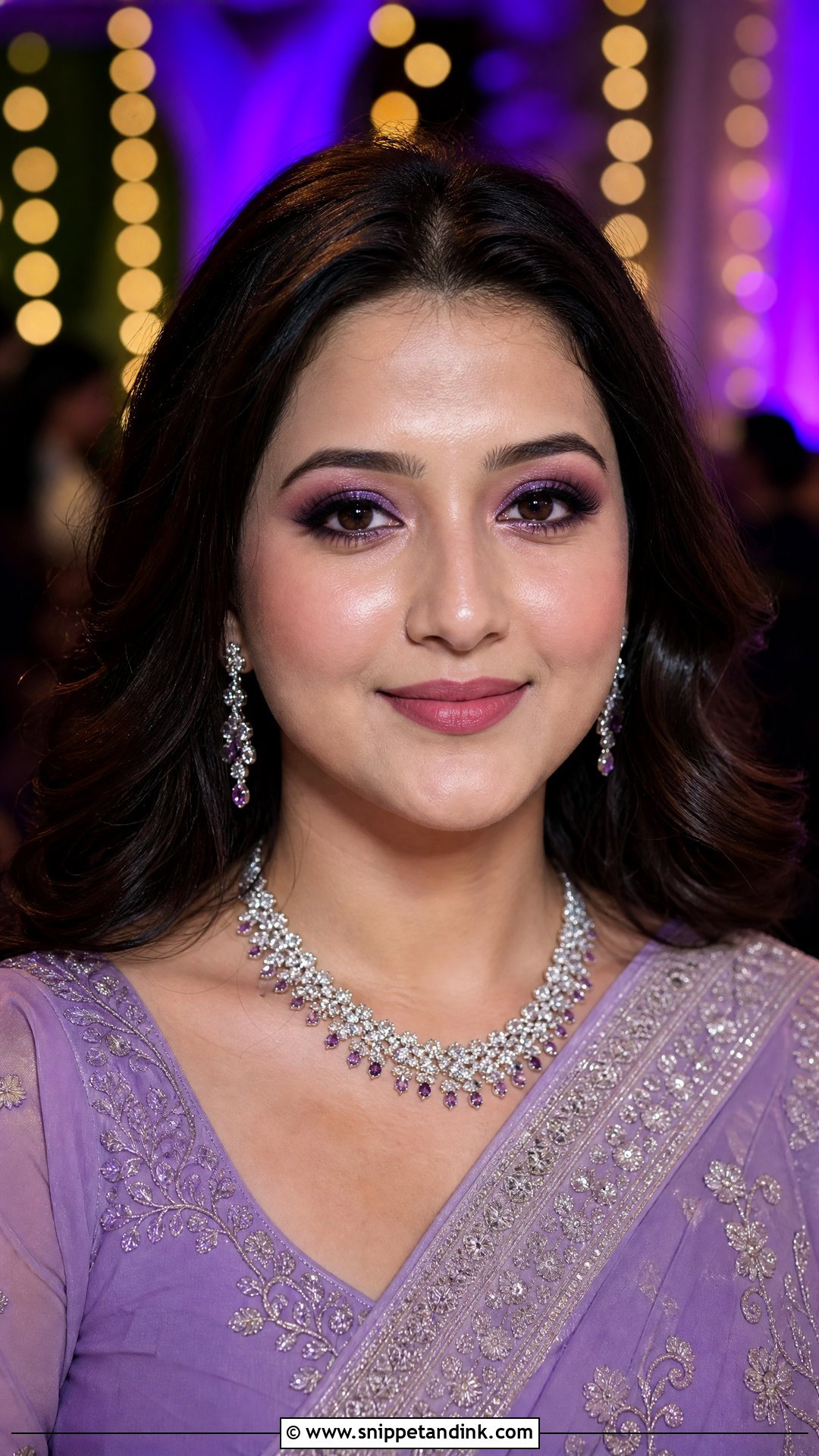 Purple Party Makeup For Indian Wedding - Snippet and Ink - 25 Party Makeup for Indian Wedding Ideas