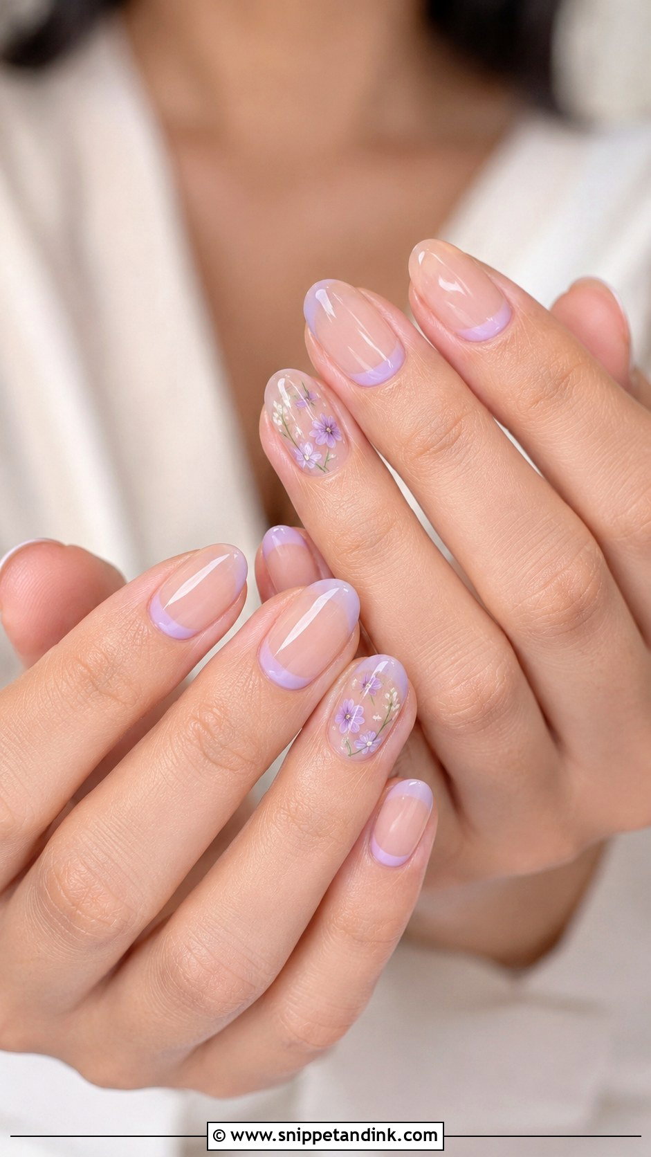 Purple Press On Wedding Nails - Snippet and Ink - 20 Purple Wedding Nails for Bride