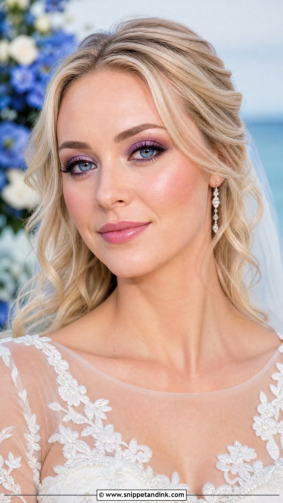 Purple Wedding Makeup For Blue Eyes - Snippet and Ink - 20 Purple Wedding Makeup Ideas