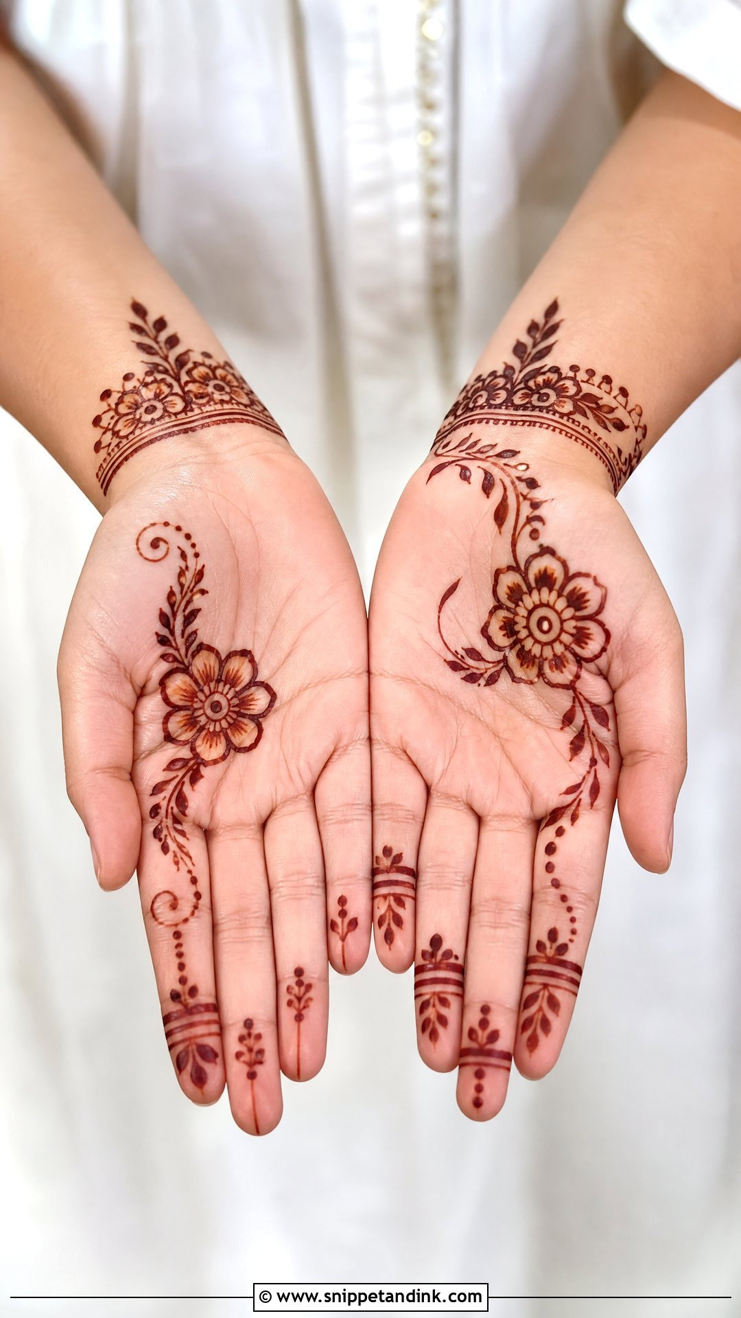 Quick Rakhi Mehndi Design - Snippet and Ink - 30 Rakhi Mehndi Designs