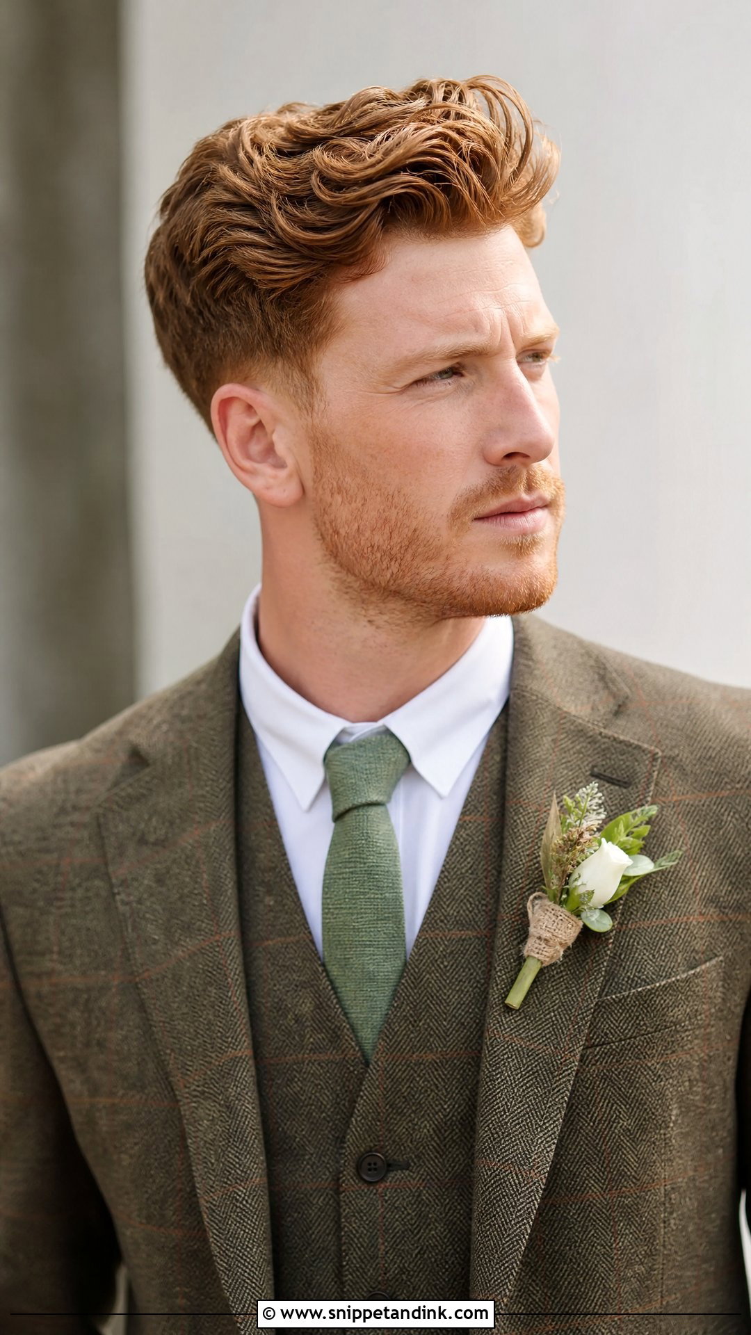 Quiff Hairstyle for Grooms - Snippet and Ink - 20 Men’s Wedding Hair Ideas