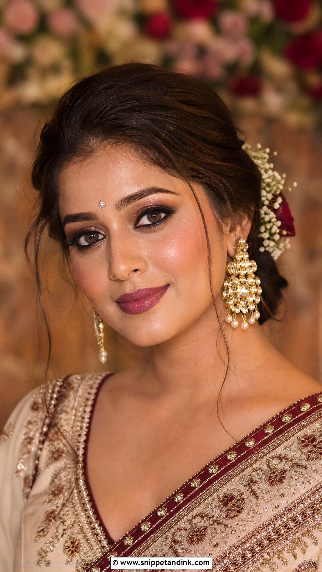 Radha Rani Bridal Makeup With Soft Kohl Eyes - Snippet and Ink - 20 Radha Rani Bridal Makeup Look Ideas
