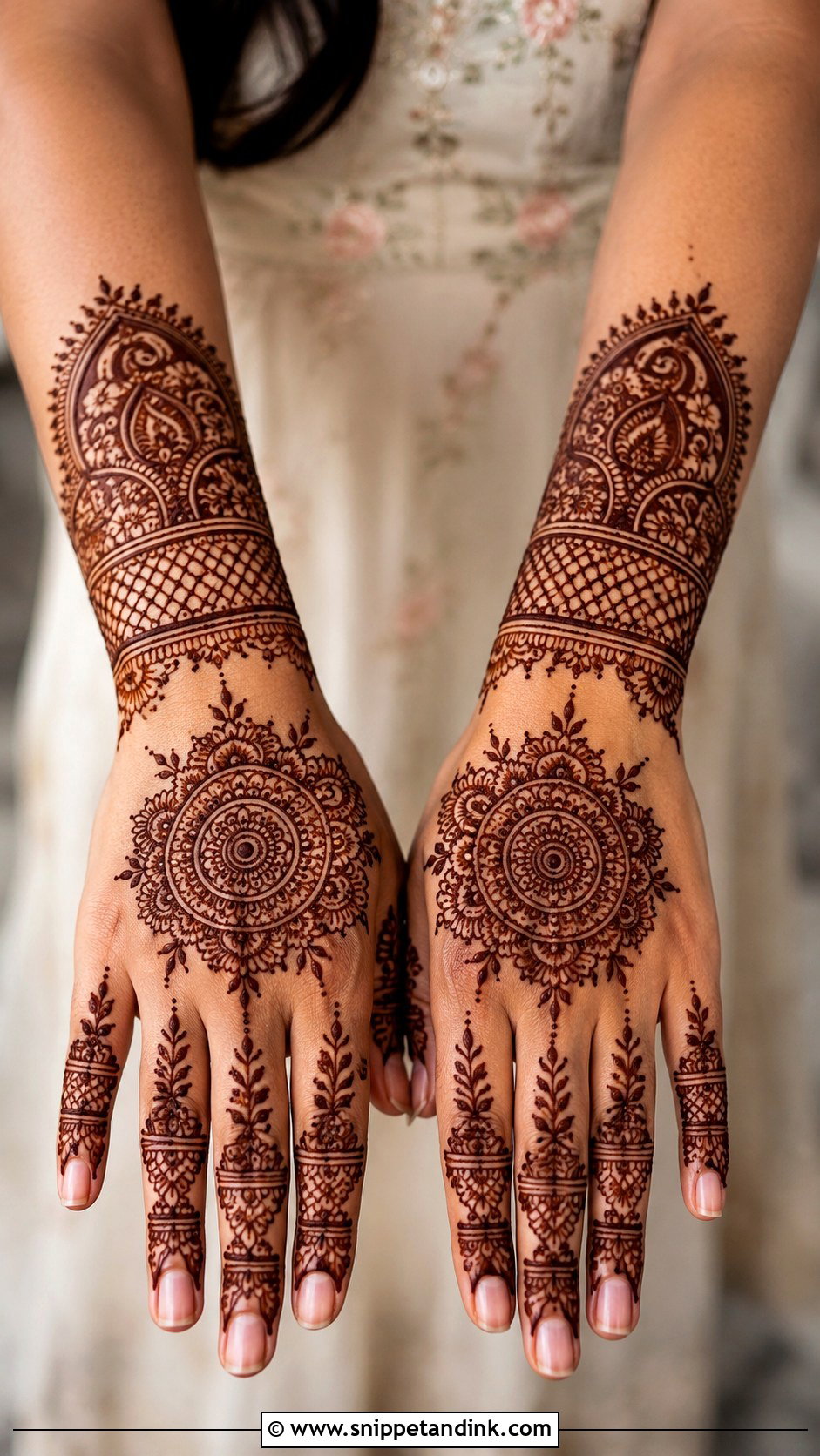 Rajasthani Back Hand Mehndi Design - Snippet and Ink - 35 Rajasthani Mehndi Designs