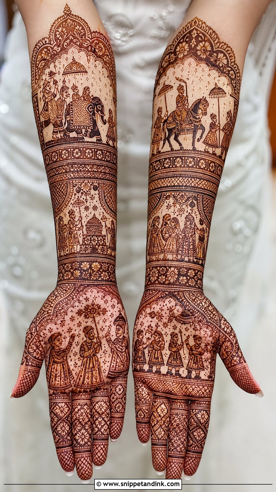 Rajasthani Baraat Mehndi Design - Snippet and Ink - 25 Rajasthani Bridal Mehndi Designs
