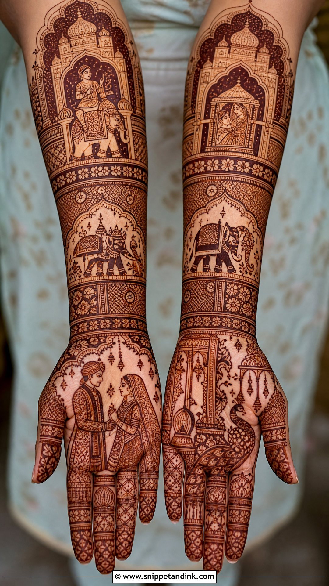 Rajasthani Barat Mehndi Design - Snippet and Ink - 20 Barat Mehndi Design Ideas