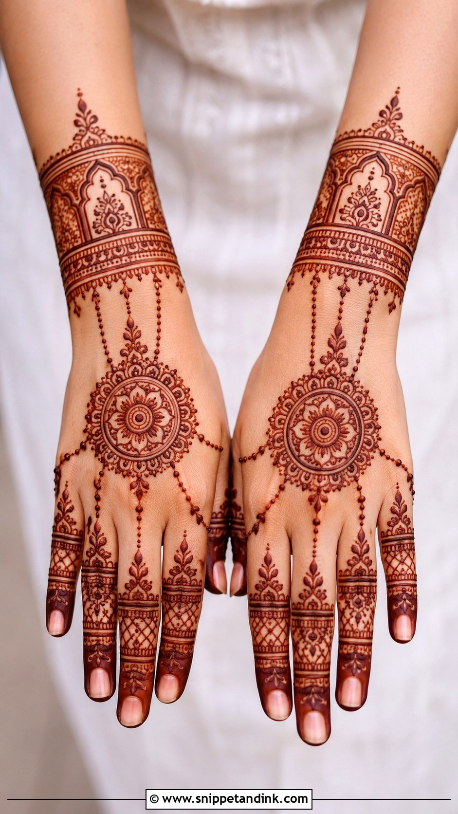 Rajasthani Bracelet Mehndi Design - Snippet and Ink - 35 Rajasthani Mehndi Designs